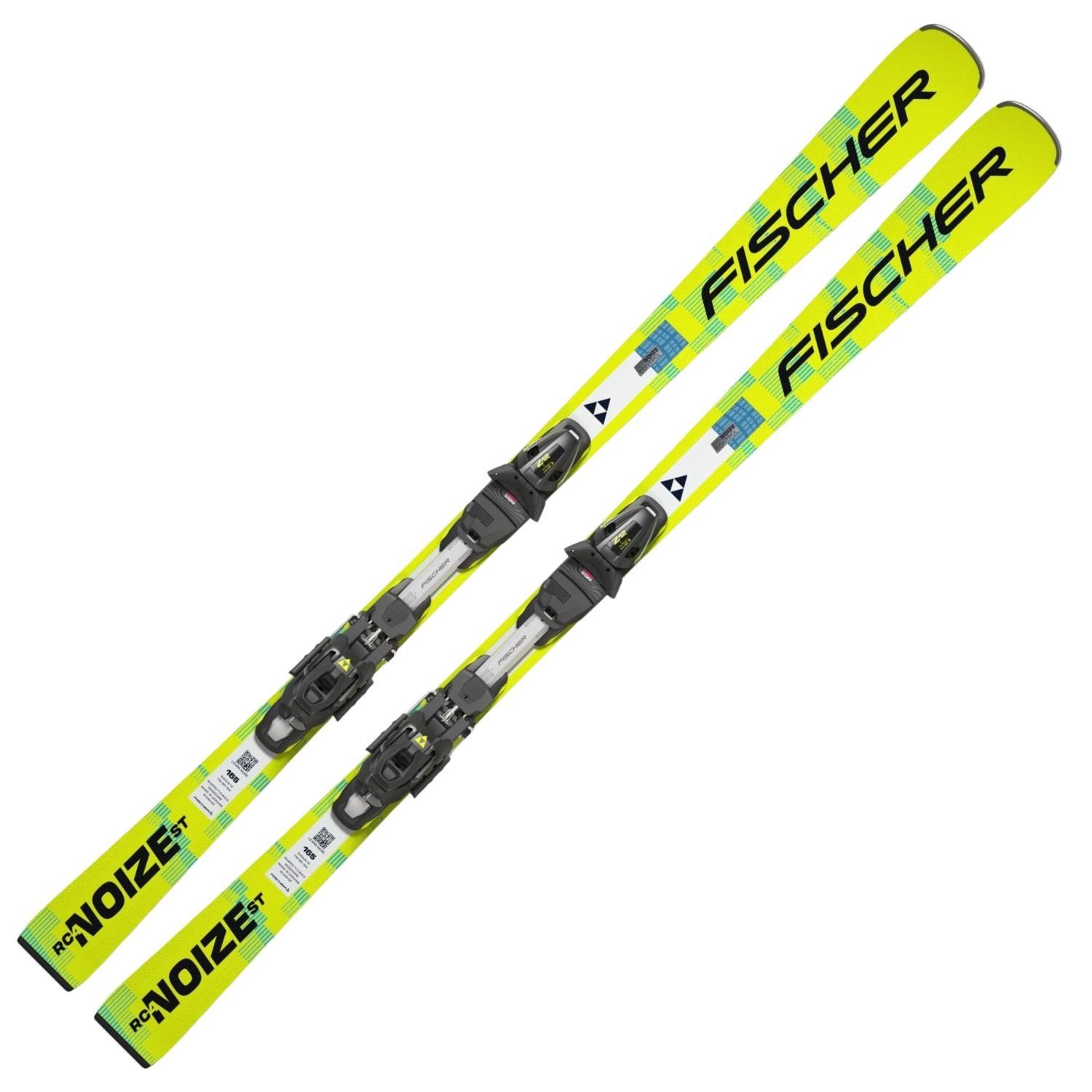 Fischer Sports GmbH Ski, RC4 Noize ST Yellow Superflex 160cm Alpinski + Bindung RC4 Z12 GW