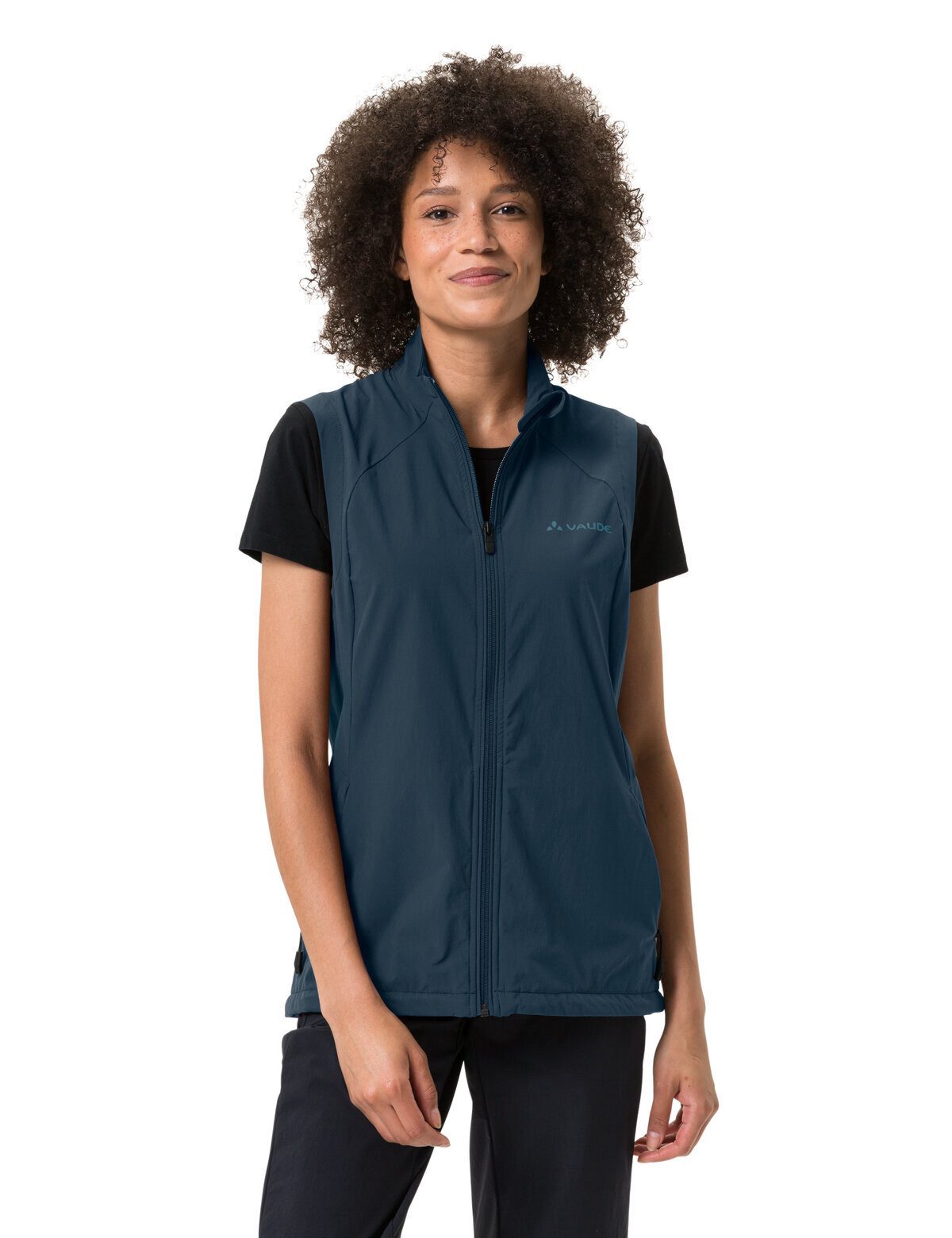 VAUDE Funktionsweste Women's Yaras Vest (1-tlg) atmungsaktive, wind- und wasserabweisende Weste