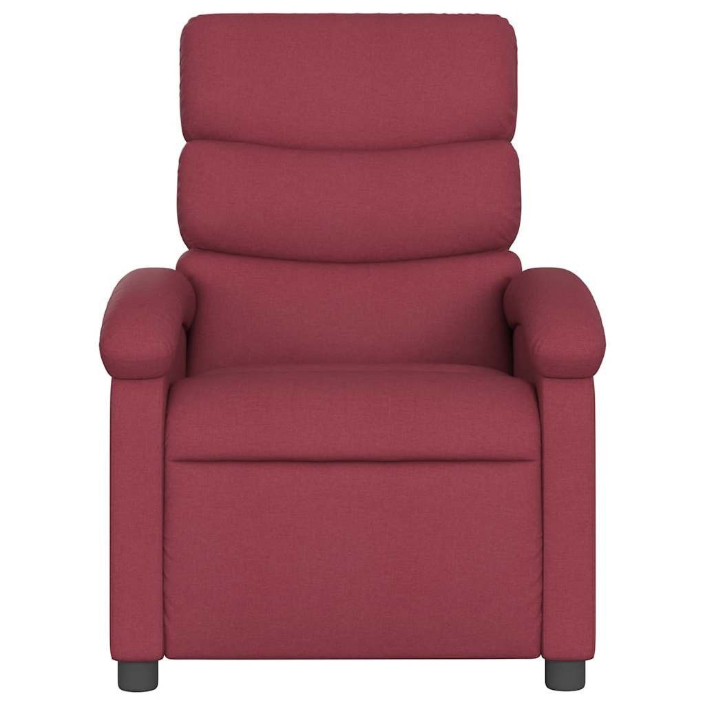 vidaXL Sessel Relaxsessel Weinrot Stoff (1-St) günstig online kaufen