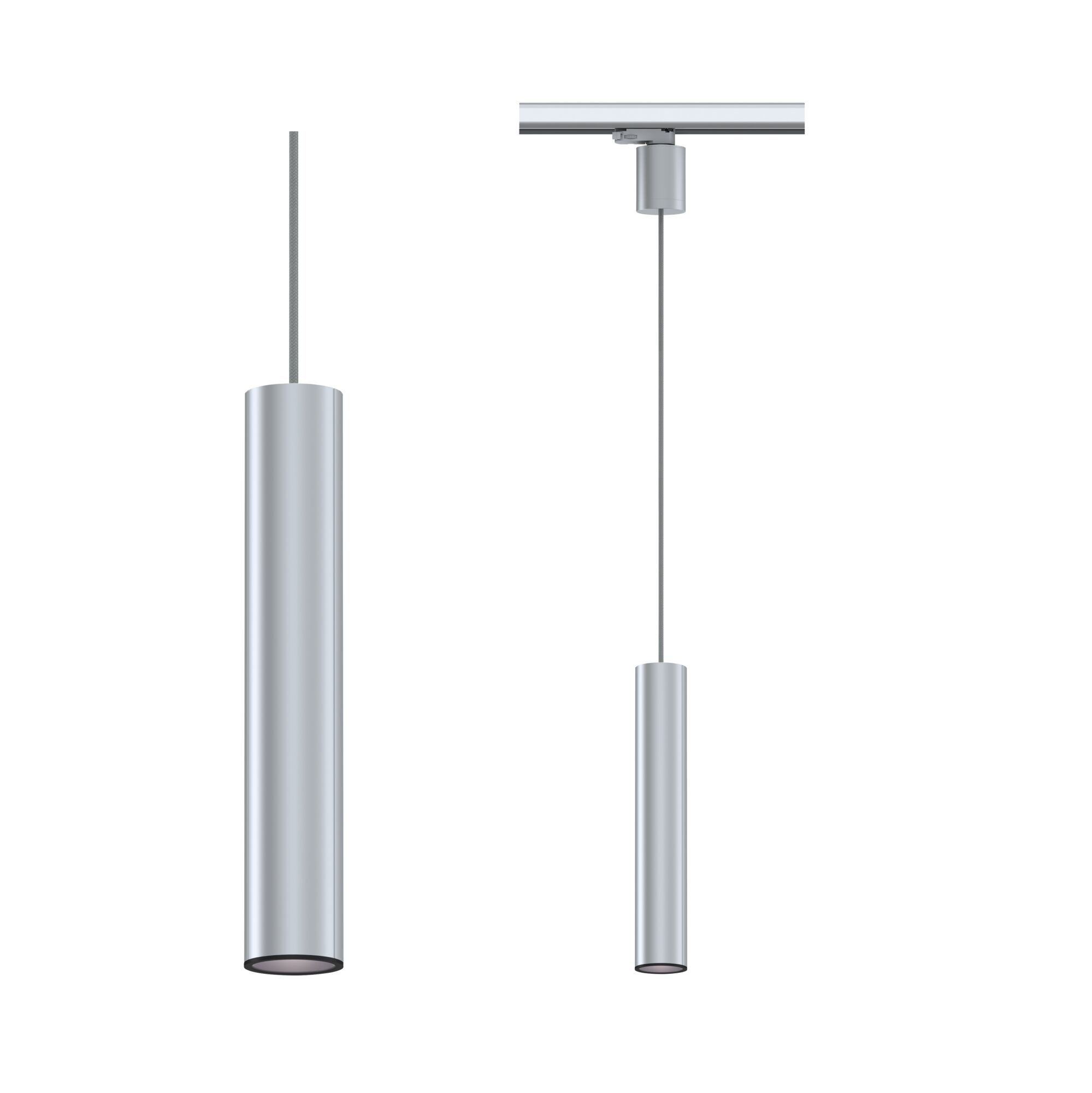 Paulmann Schienensystem-Leuchten ProRail3 Pendel Artemons GU10 max. 10W dimmbar 230V Silber