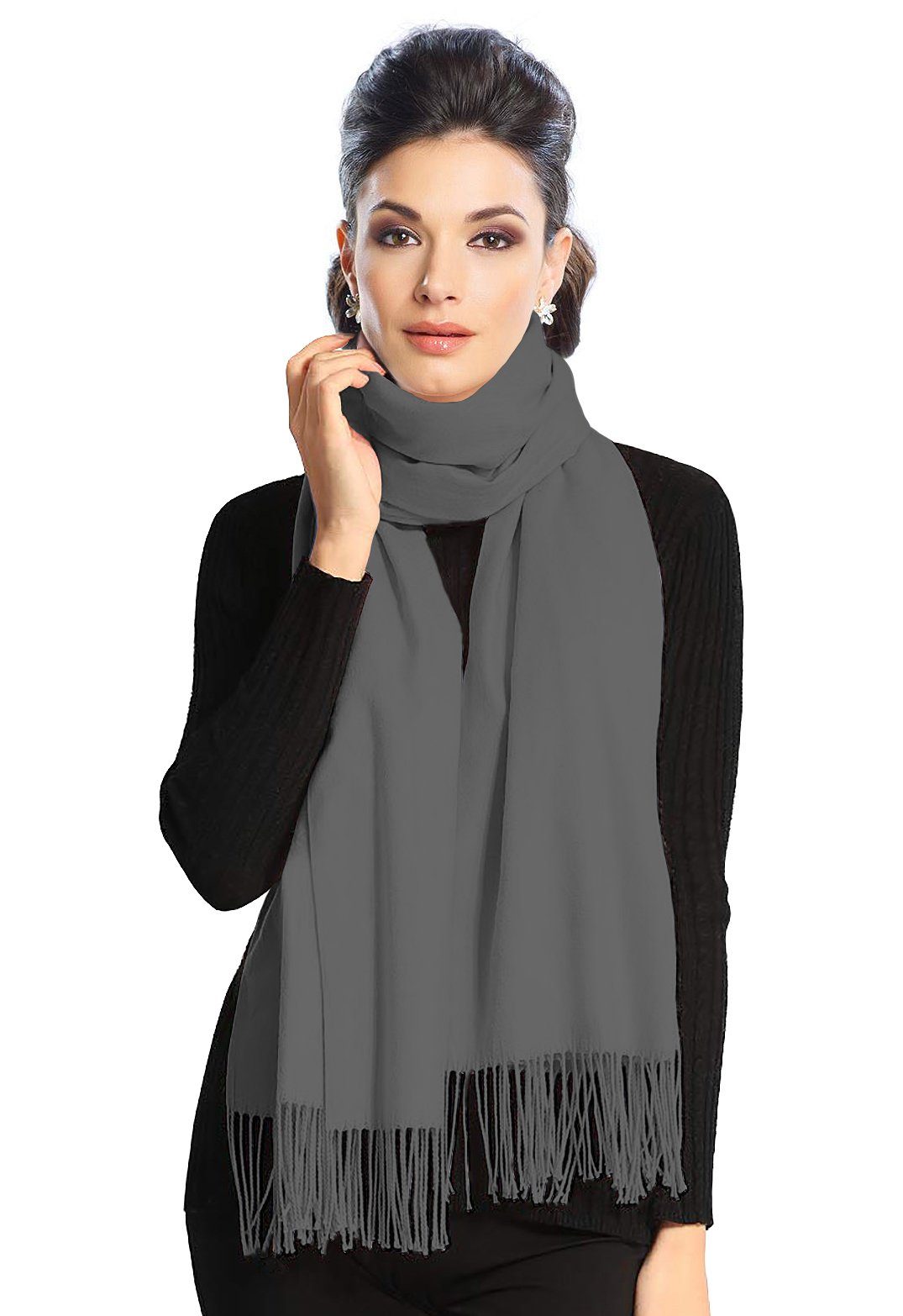 Moschen-Bayern Modeschal Pashmina Stola Damen Kaschmir Schultertuch Abendkleid festlich Schal, super weich und geschmeidig