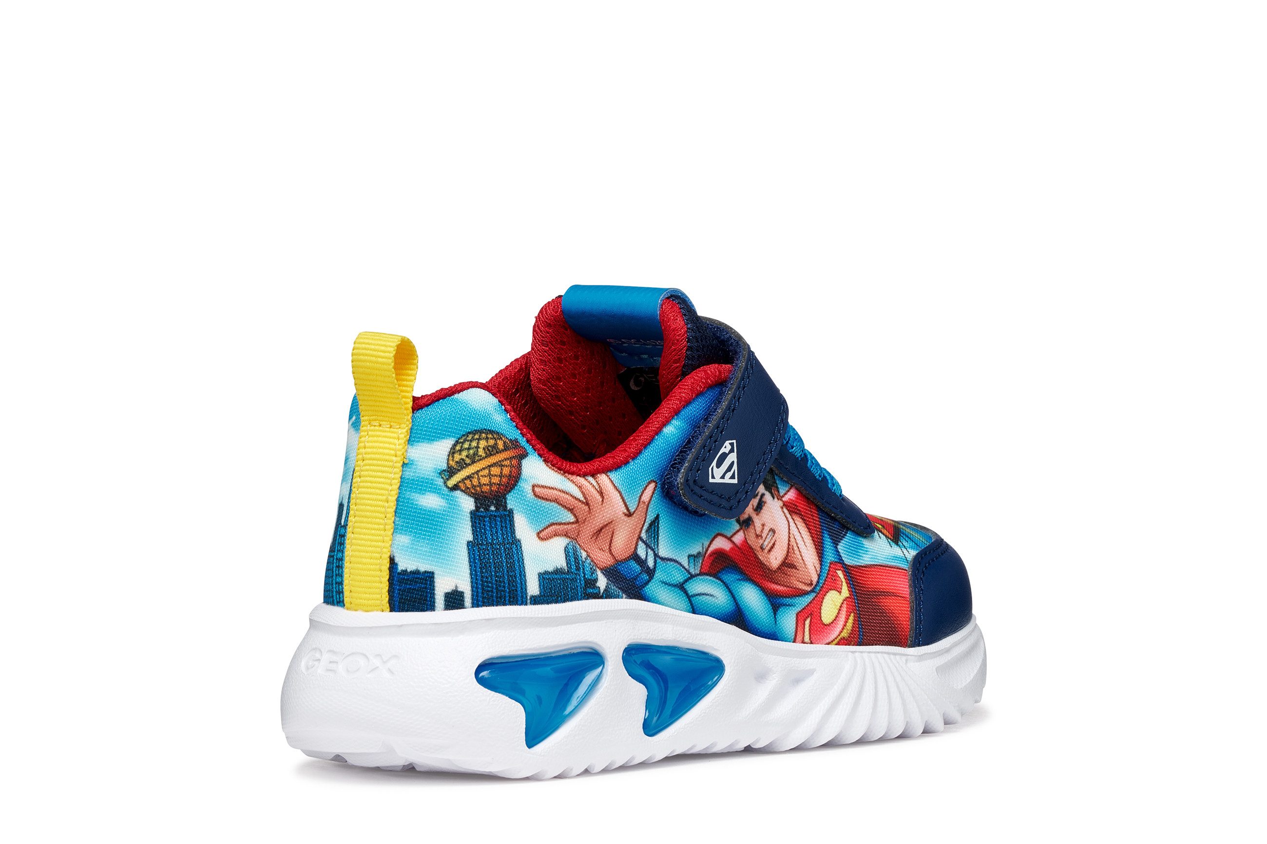Geox J ASSISTER BOY Sneaker Halbschuh mit Blinkfunktion, Größenschablone zum Download