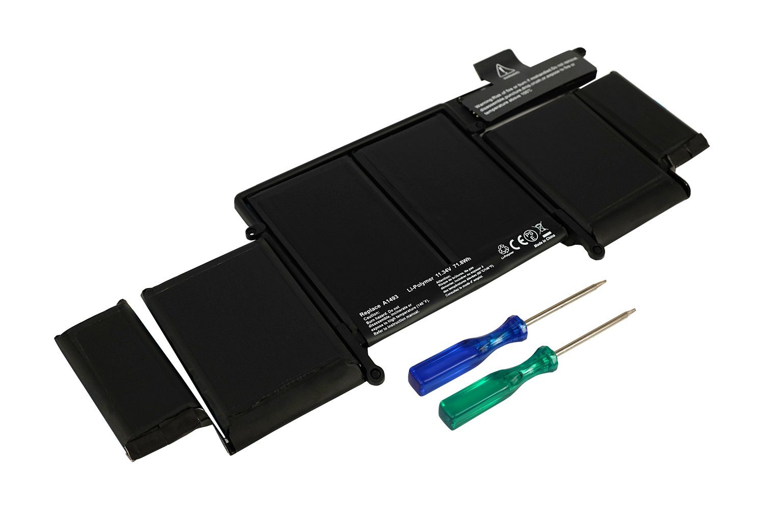 PowerSmart NMA036.63P Laptop-Akku für APPLE MacBook Pro 13" A1502 ME864LL/A, A1502 ME866LL/A, (Late 2013 Retina) Li-Polymer 6300 mAh (11,34 V)