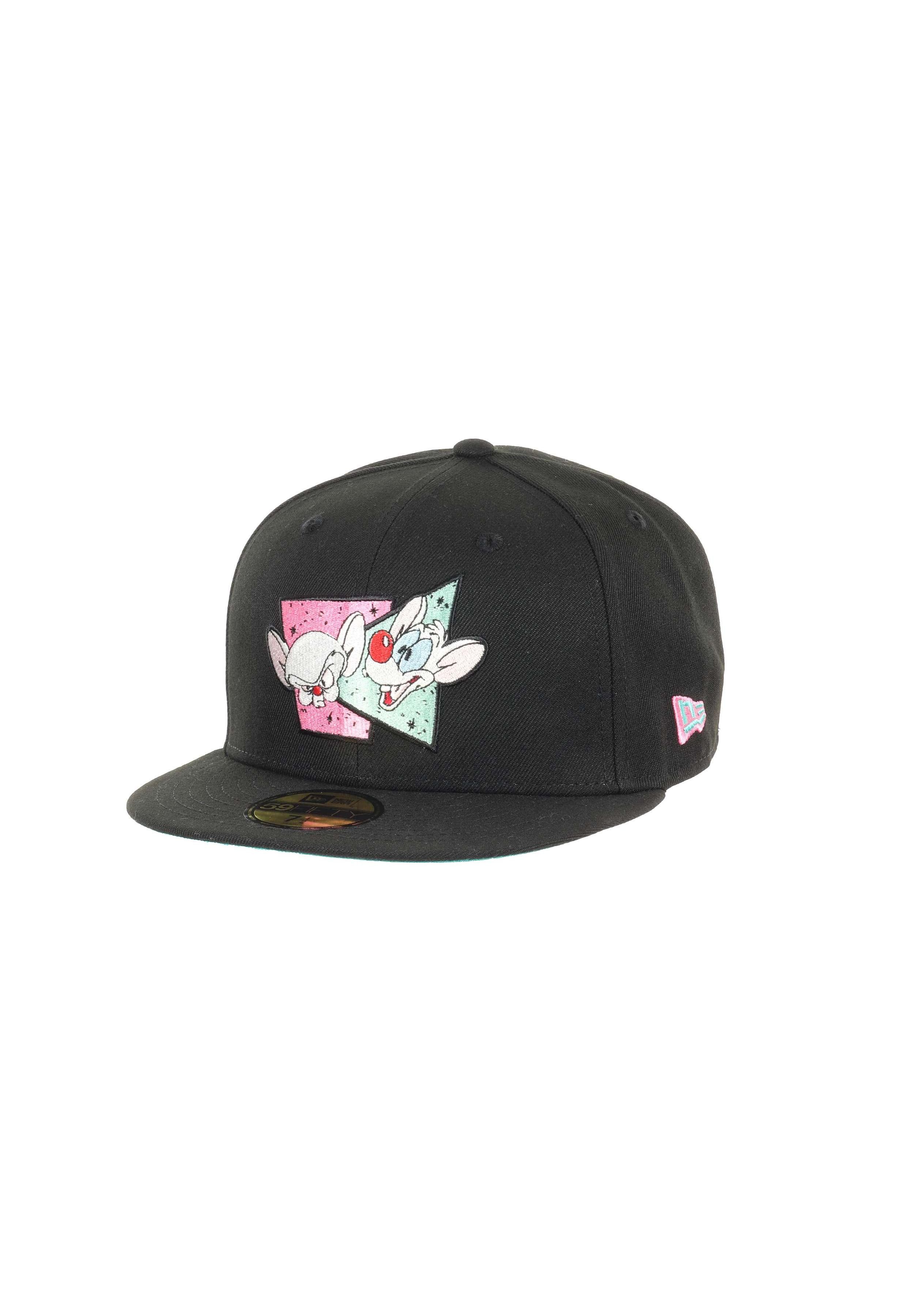 New Era Flat Cap Pinky und der Brain Schwarz 59Fifty Basecap New Era (1-St)