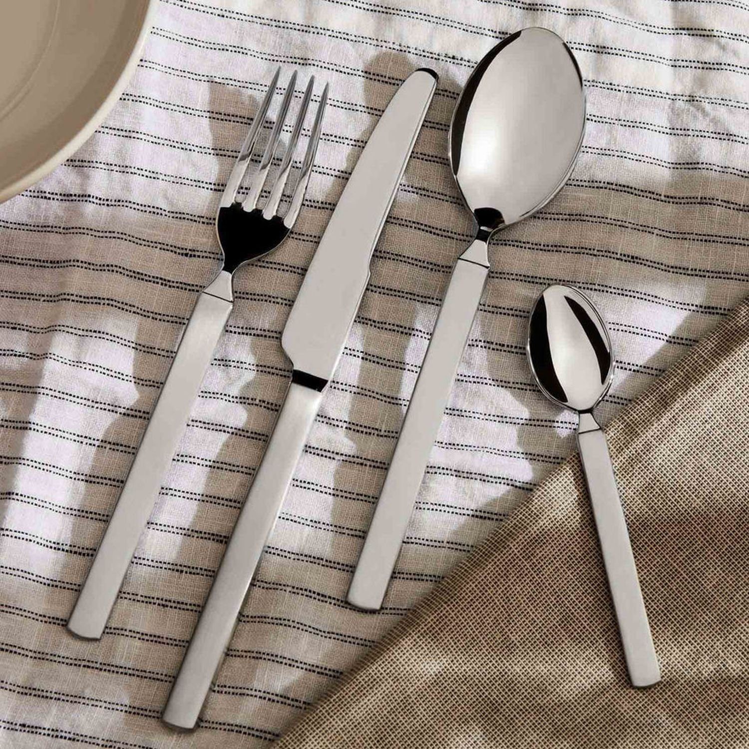 Alessi Besteck-Set Dry 24-teilig (24-tlg), Edelstahl 18/10