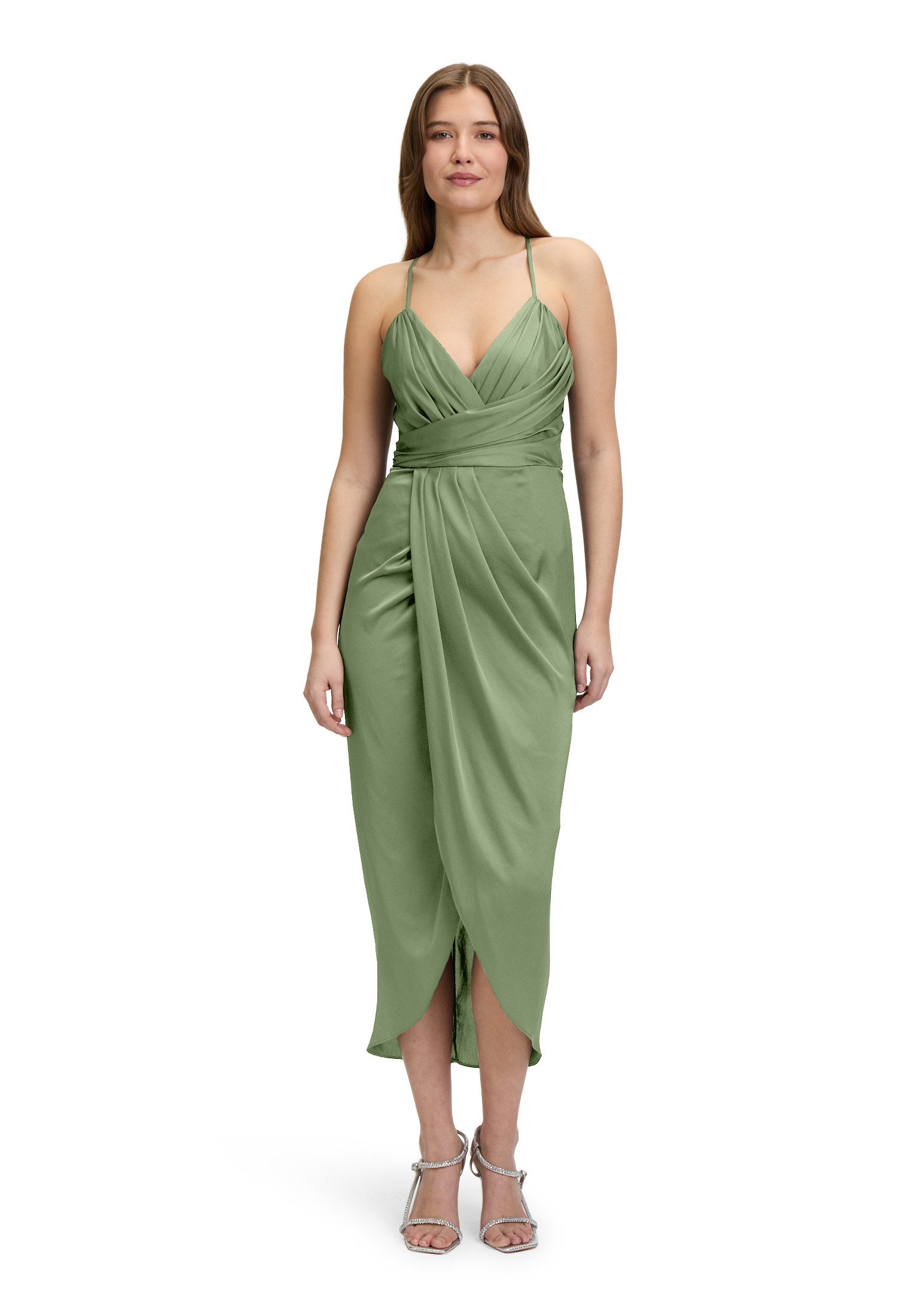 Vera Mont Abendkleid Damen Abendkleid mit Raffung Material
