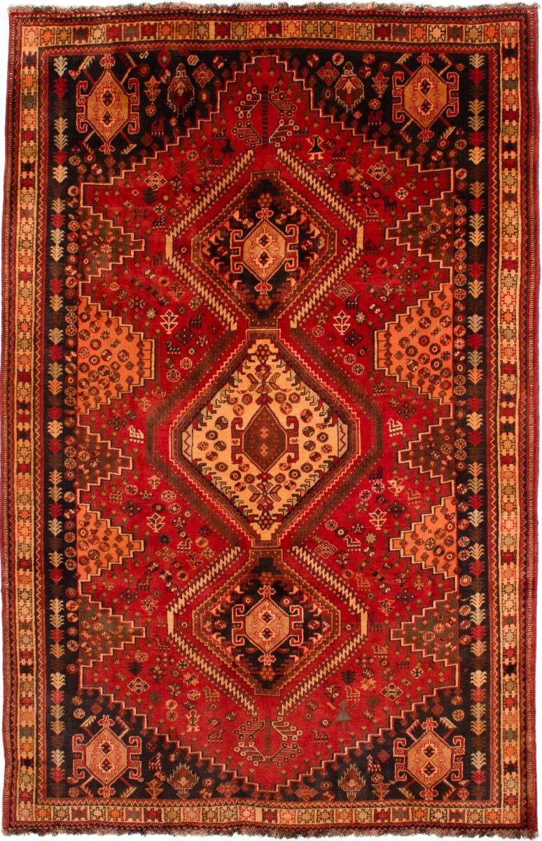 Orientteppich Shiraz 187x291 Handgeknüpfter Orientteppich Höhe: Nain / 10 Trading, rechteckig, Perserteppich, mm