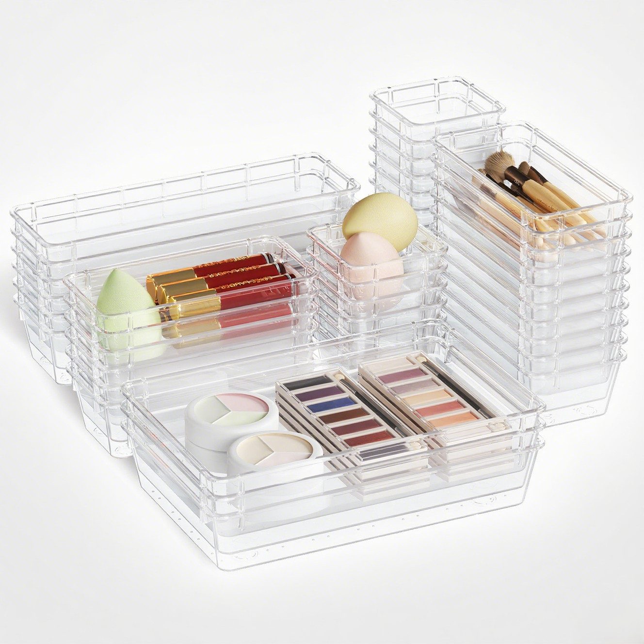 Make-Up Organizer Schubladen Organizer aus klarem Kunststoff