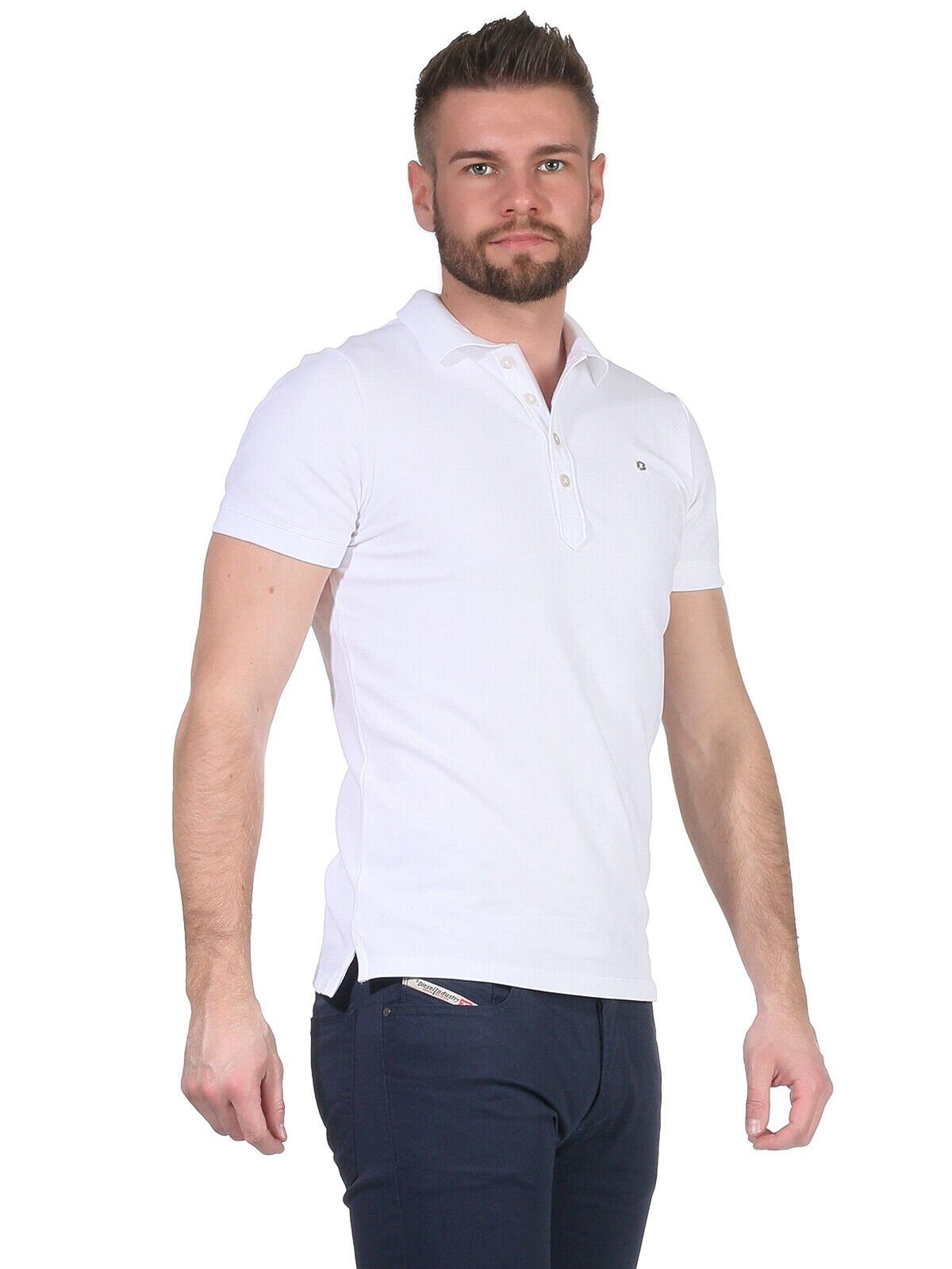 Diesel Poloshirt Diesel Herren Poloshirt T-HEAL in Unifarbe