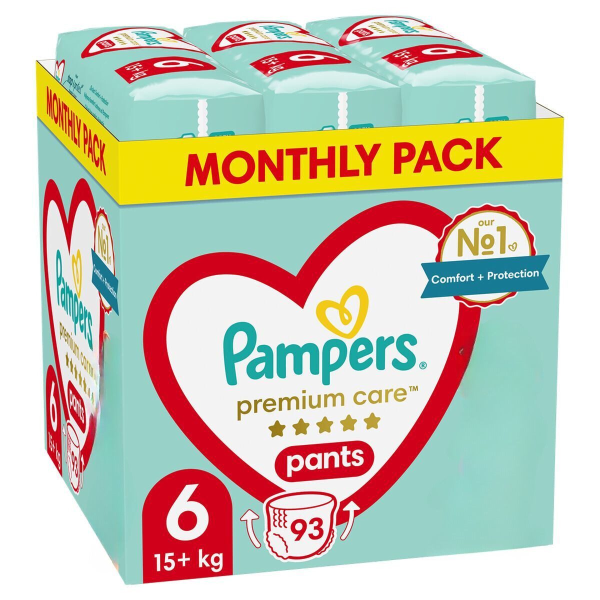 Pampers Подгузники Pants Windelhosen Einwegwindeln Размер 6, 93 Stück, 15+ kg