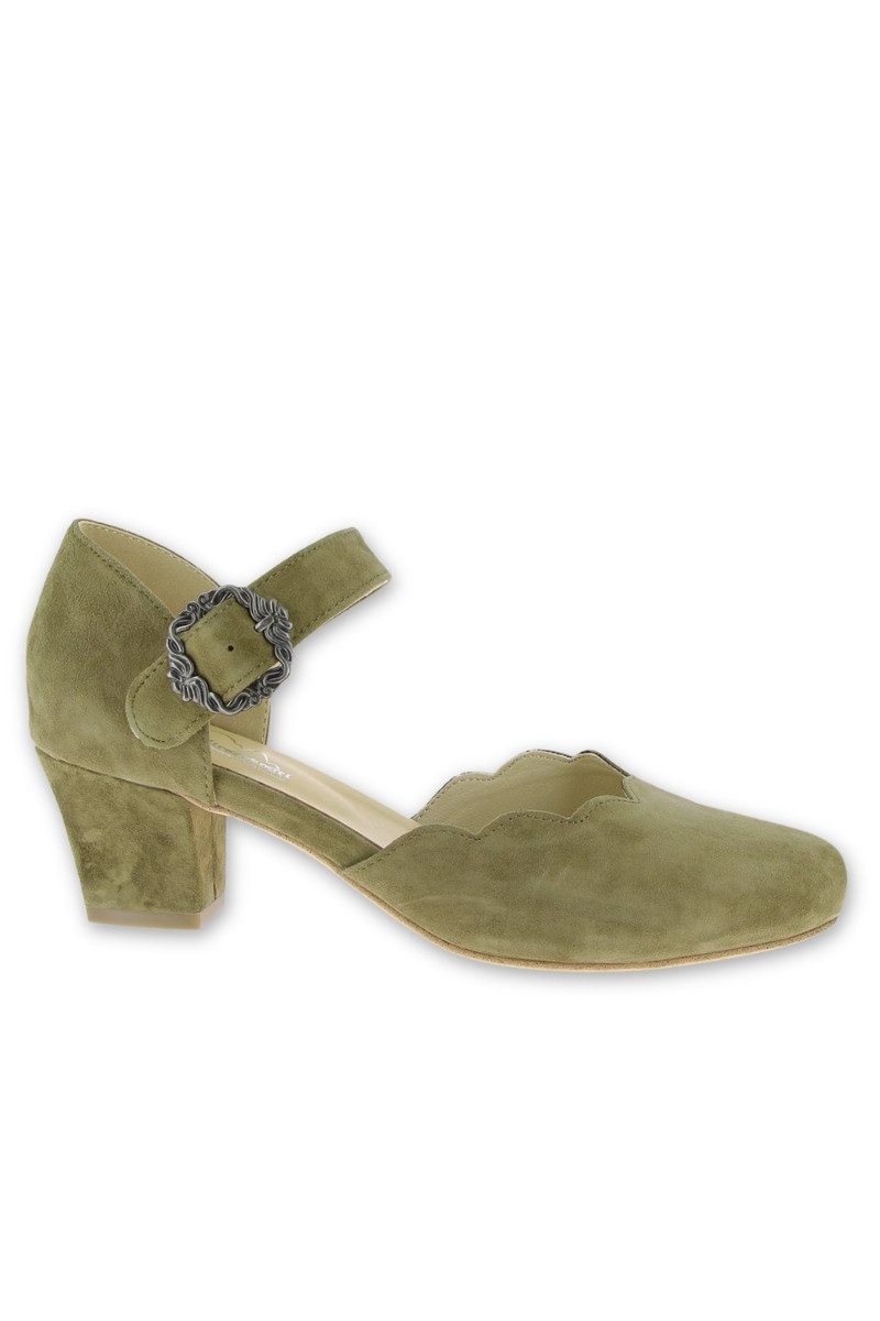 Hirschkogel Trachtenpumps - SILKE - oliv Pumps