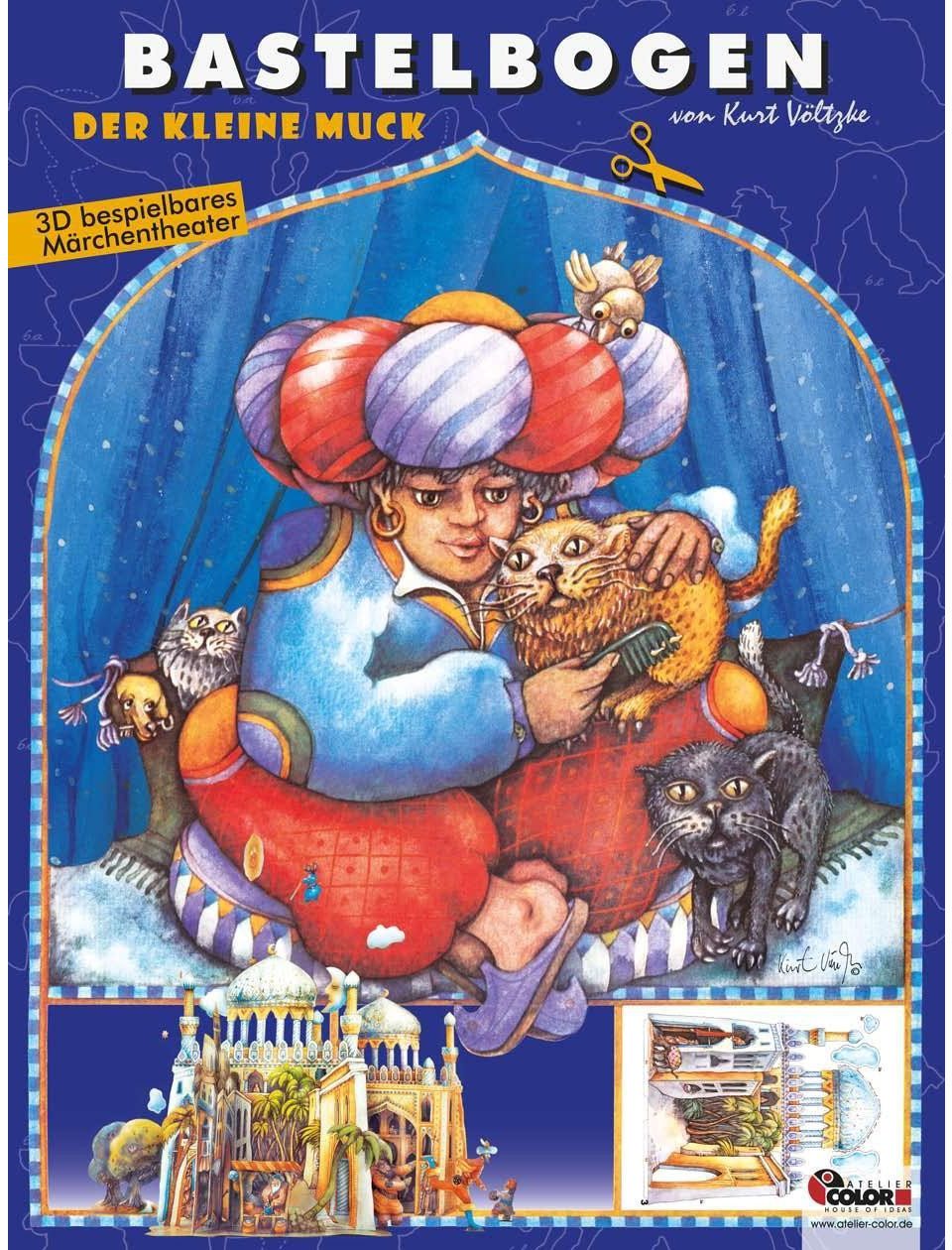 ATELIER COLOR Spiel Der kleine Muck Bastelbogen