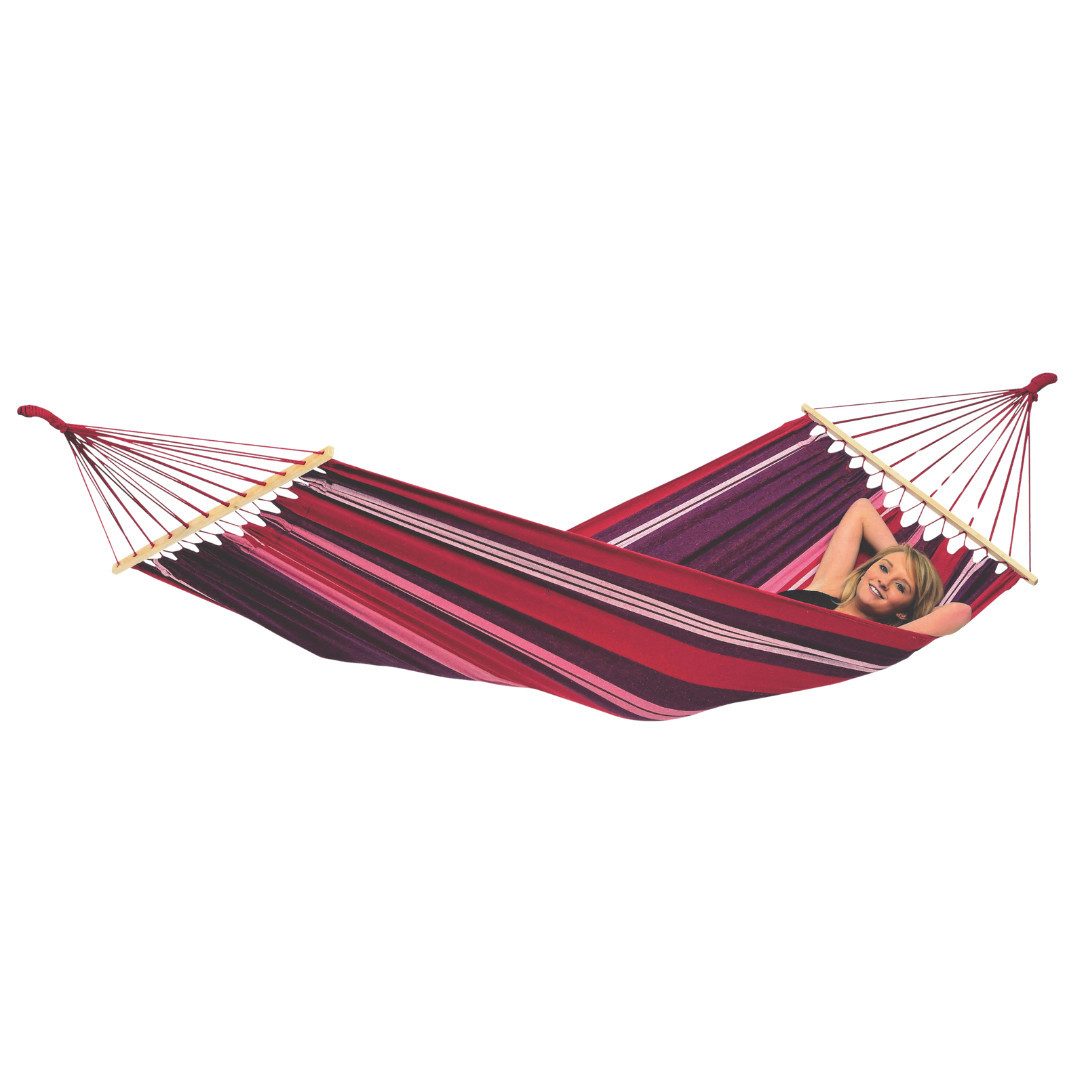 Amazonas Stabhängematte Aruba (gestreift, 2-3 Personen), Familienhängematte