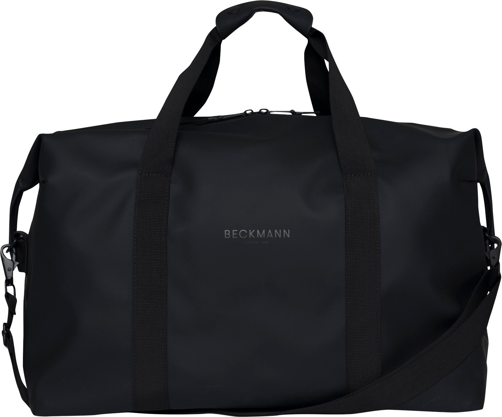 Beckmann Reisetasche Sporttasche Street Weekend Bag 48H Black (1 Stück), Reisetasche, Reisegepäck