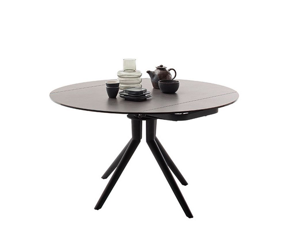 MCA furniture Esstisch Esstisch Rubikon, anthrazit, rund, ausziehbar, Ø 90(135) cm (No-Set)