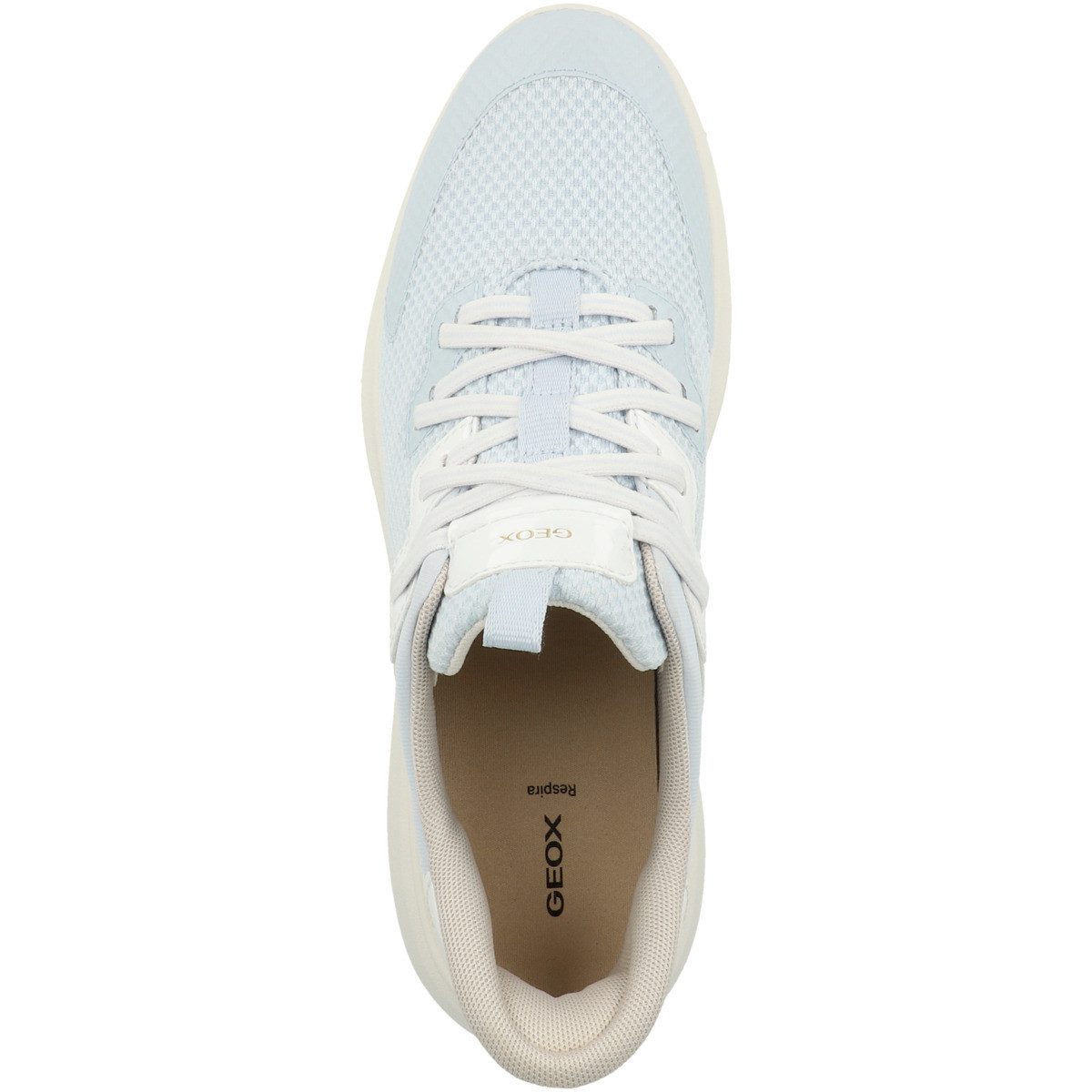 Geox D Plummery Plus Damen Sneaker Turnschuhe, Sportschuhe, Freizeitschuhe, Halbschuhe, Schnürschuhe