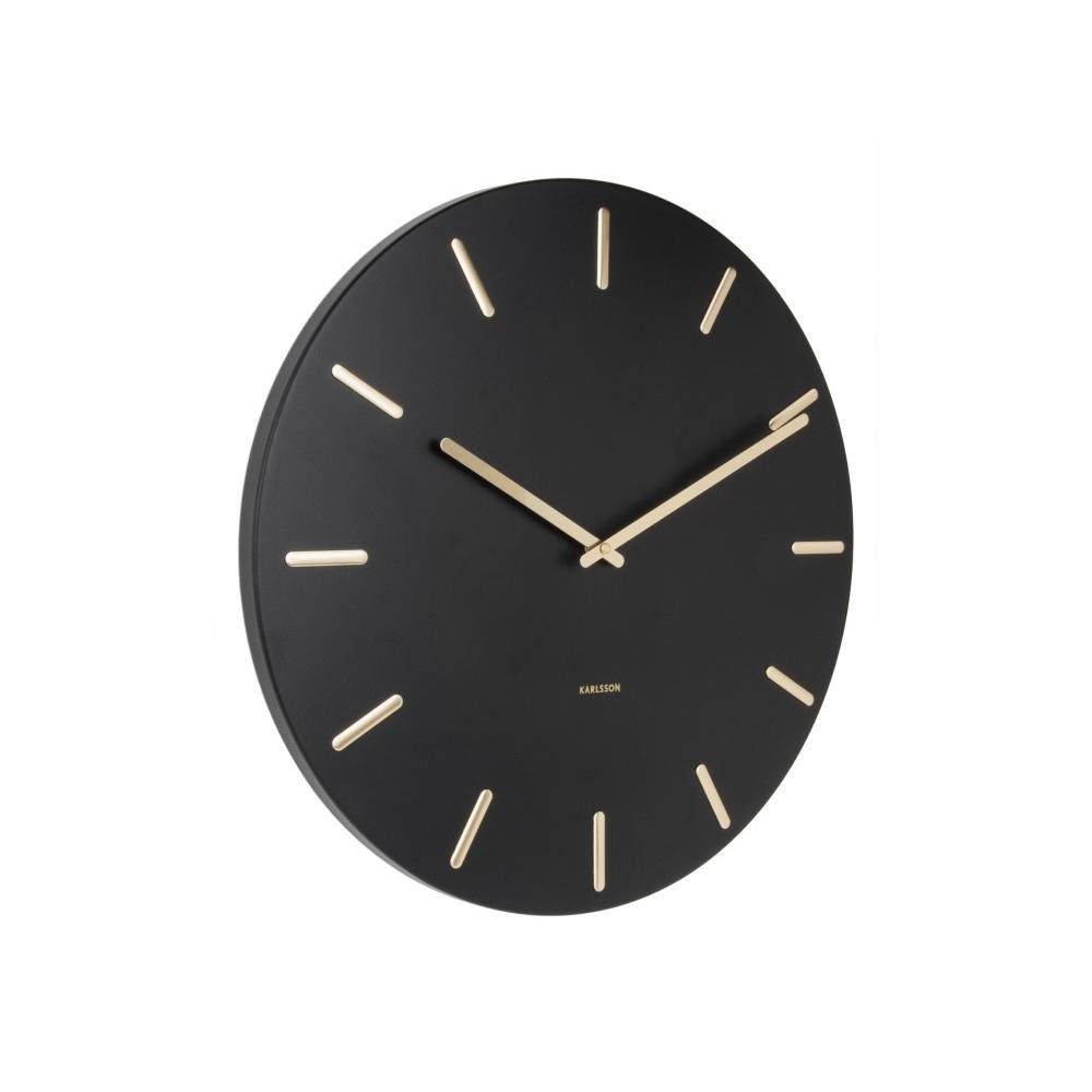 Karlsson Uhr Wanduhr Charm Schwarz (45cm)