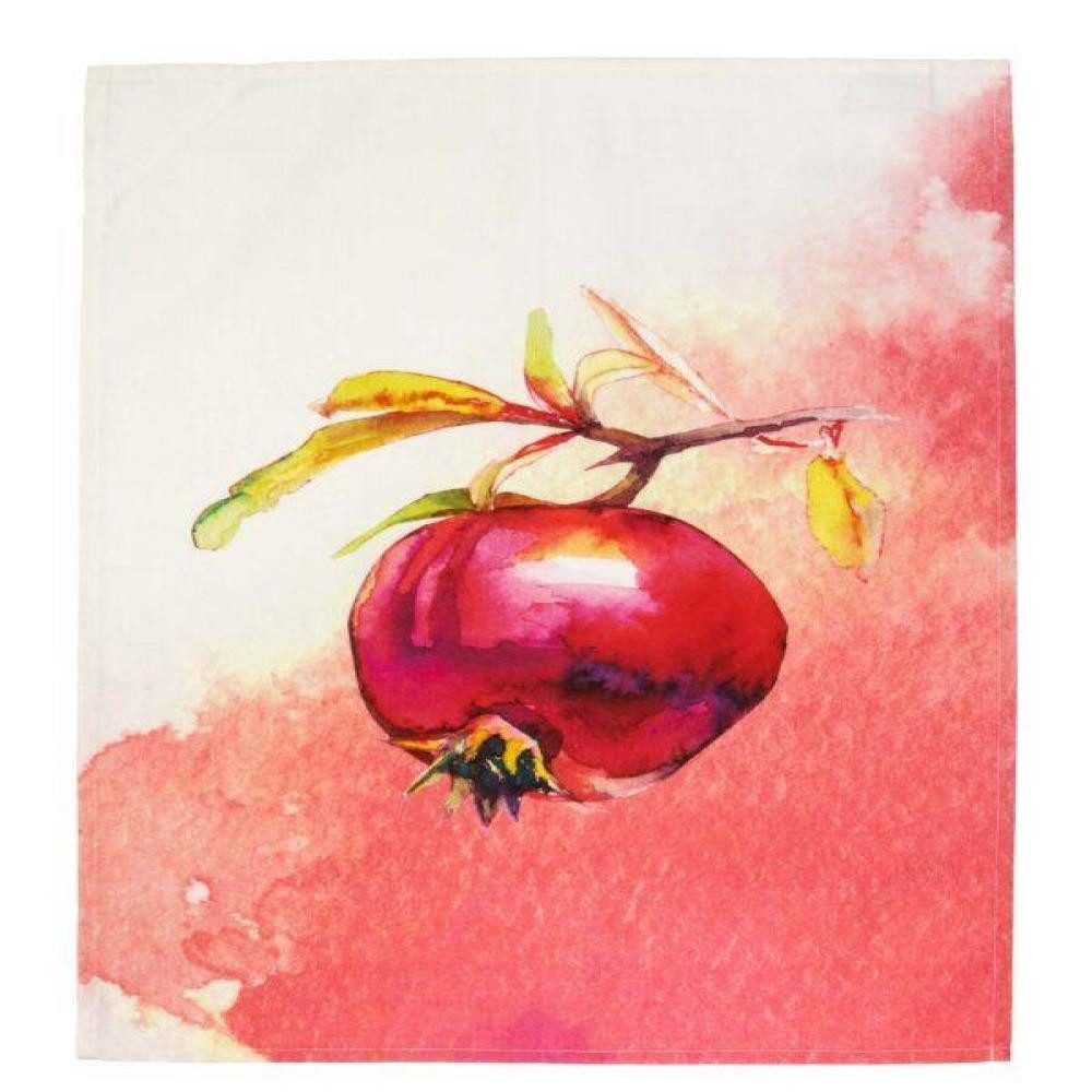PICHLER Geschirrtuch Granatapfel, (1x Geschirrtuch 50 x 70 cm), aus 100% Baumwolle