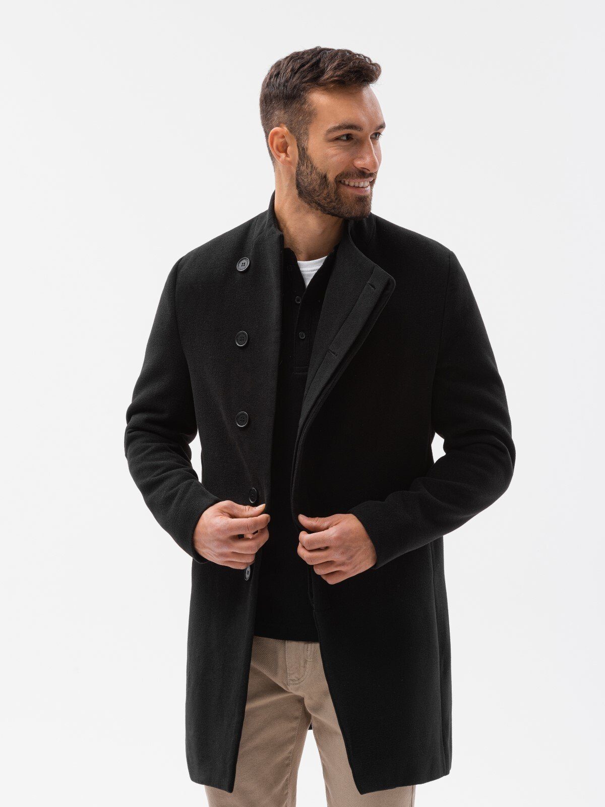 Herren Mantel in schwarz online kaufen | OTTO