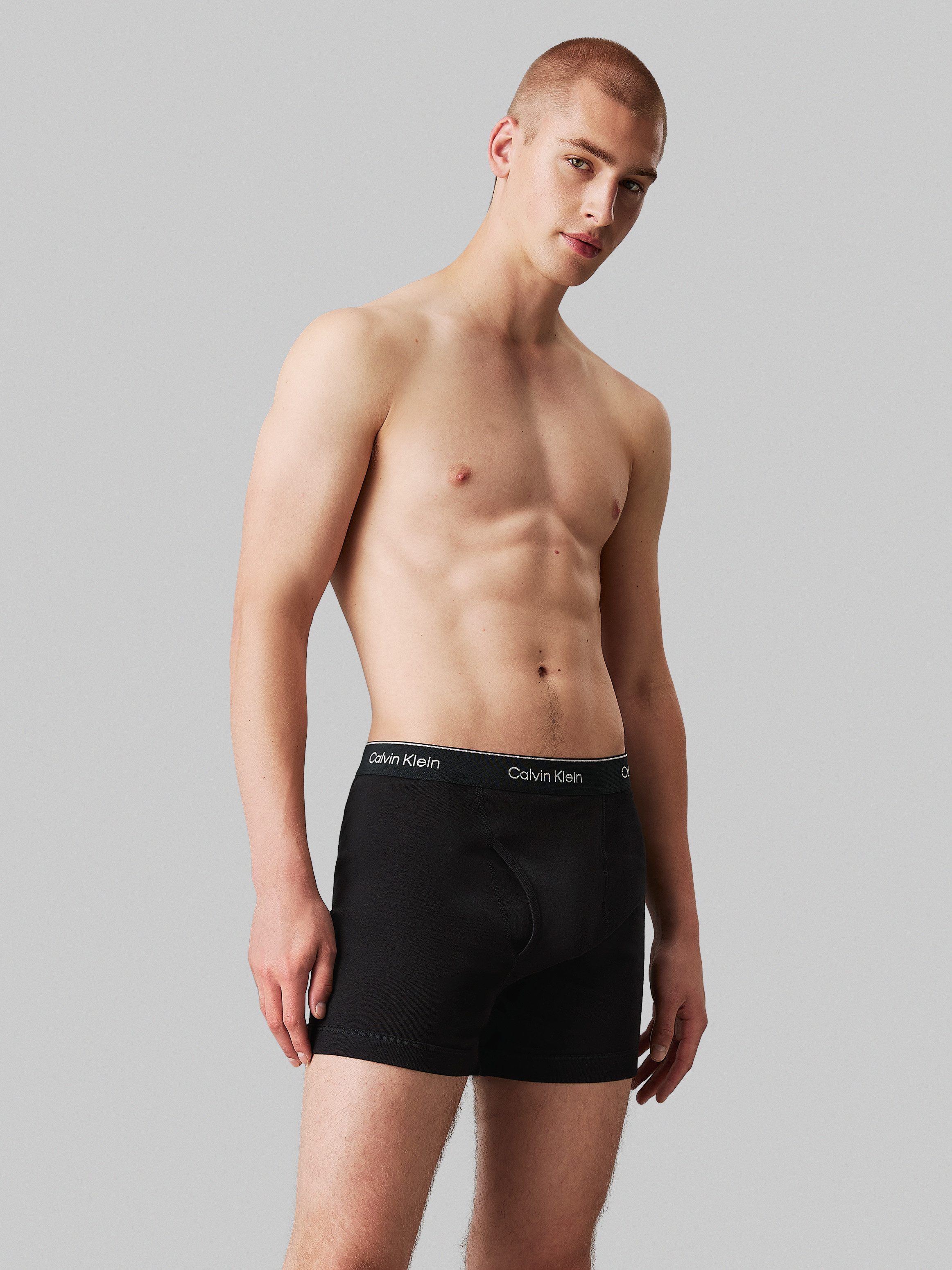 Calvin Klein Underwear Boxer BOXER BRIEF 3PK (Packung, 3er-Pack) mit Logo-Elastikbund (3 Stück) – Bild 2 von 5