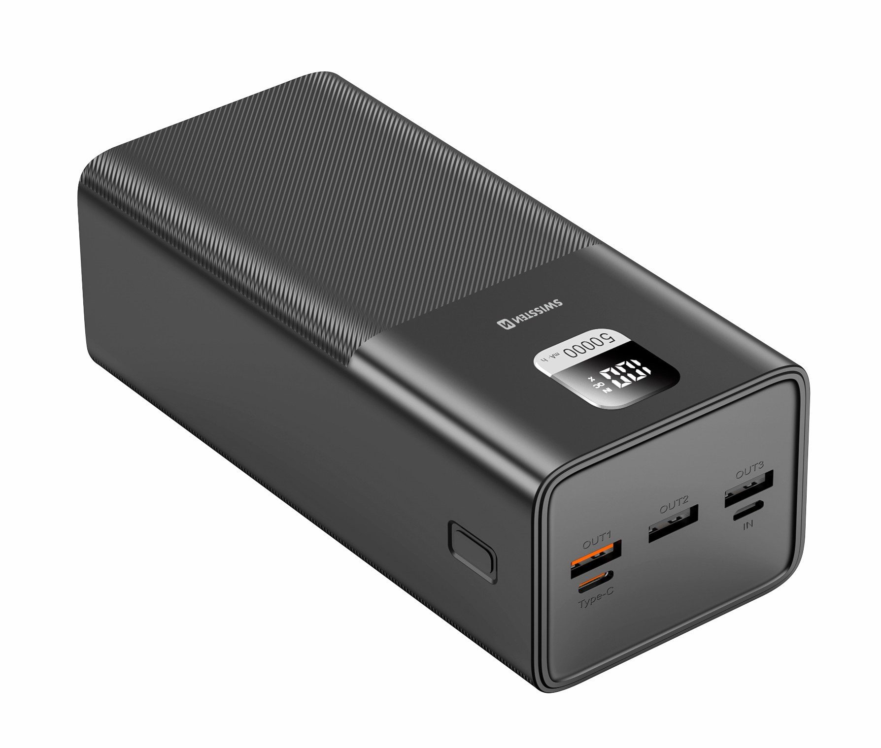 SWISSTEN 50.000mAh Powerbank USB und USB-C 100W Ladegerät Powerbank
