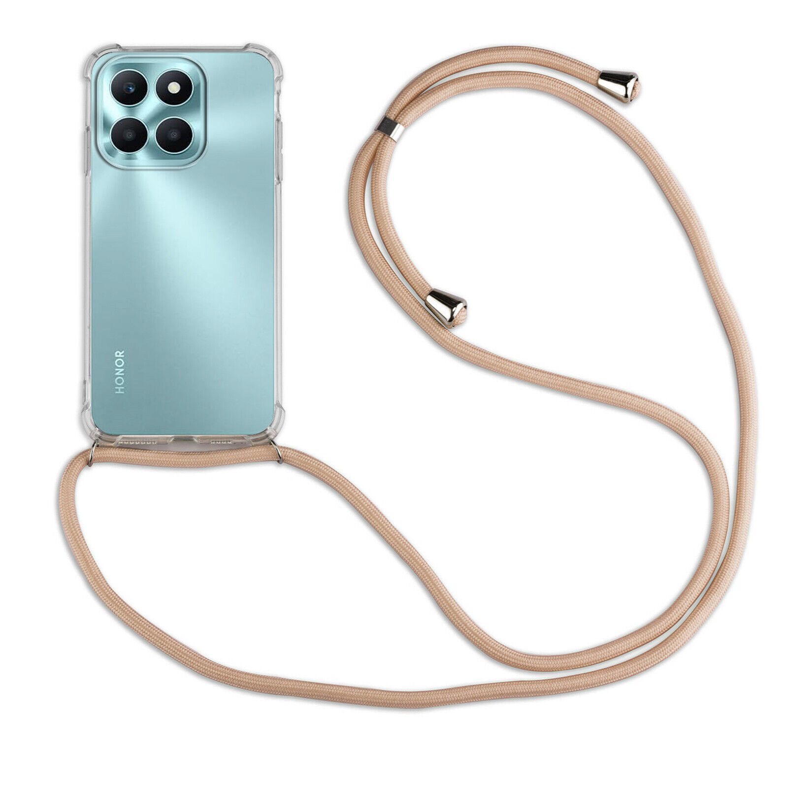 betterfon Handykette für Honor X6A Handyhülle mit Band & Kordel Bumper, Verstellbares Band – tragbar kurz, lang, über Kreuz oder vorn