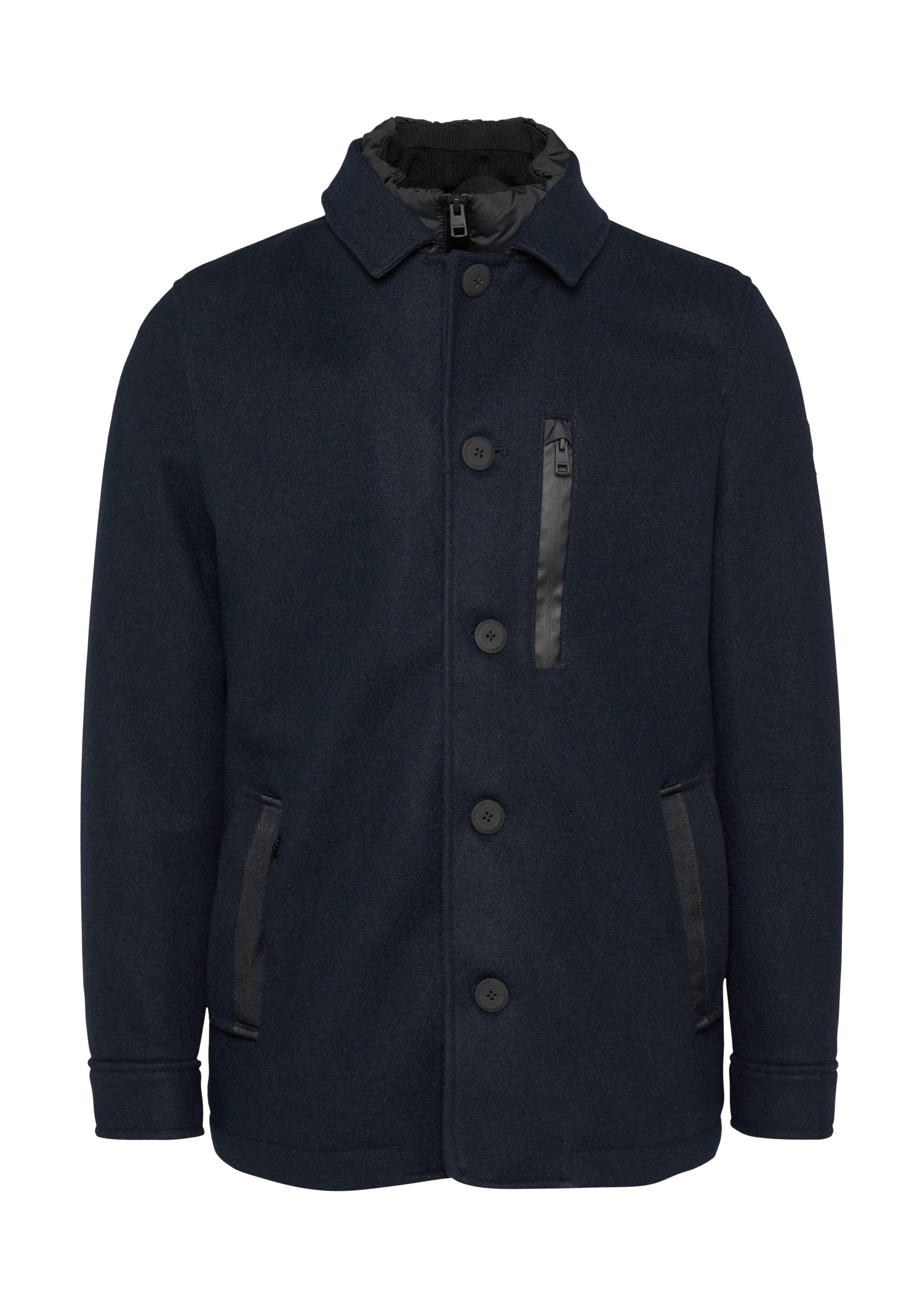 s.Oliver Funktionsjacke Outdoor-Jacke Kurzmantel mit gestepptem günstig online kaufen