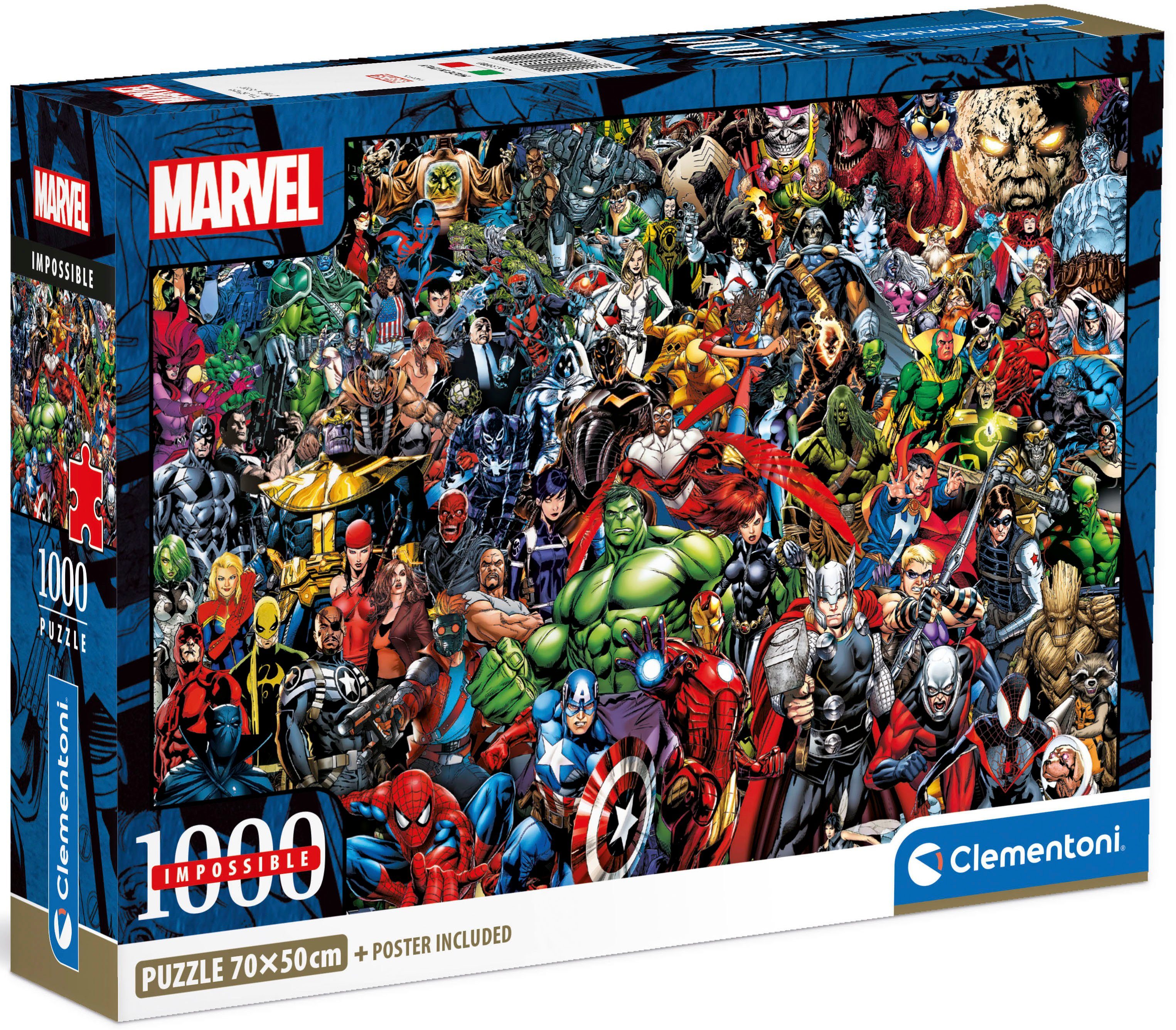 Clementoni® Puzzle Impossible, Marvel Universe Compact, mit neuer Compact B günstig online kaufen
