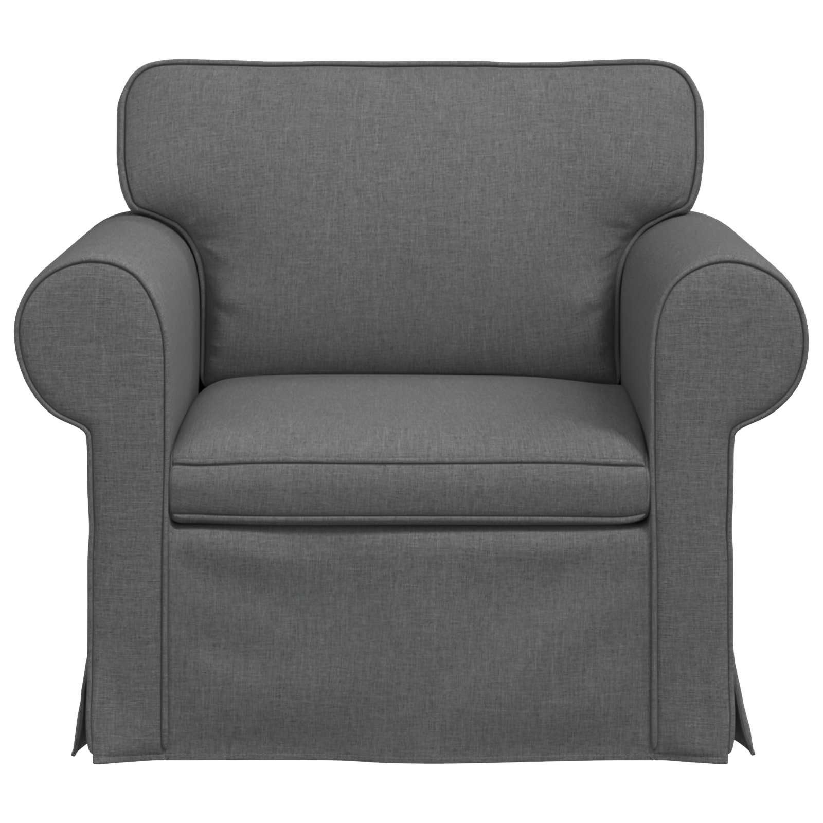 vidaXL Sofa Sofa Dunkelgrau 95 x 82 x 80 cm Stoff, 1 Teile – Bild 4 von 5