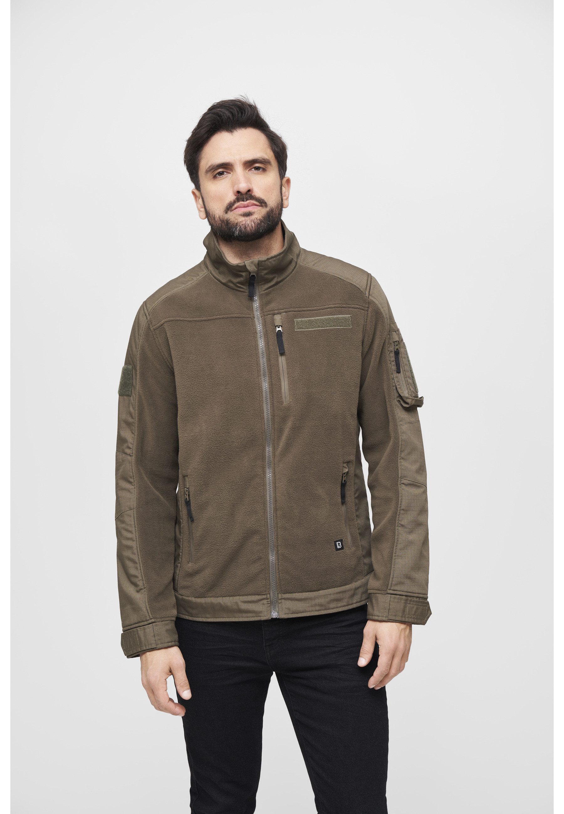 Brandit Allwetterjacke Brandit Herren Fleecejacket Ripstop (1-St)