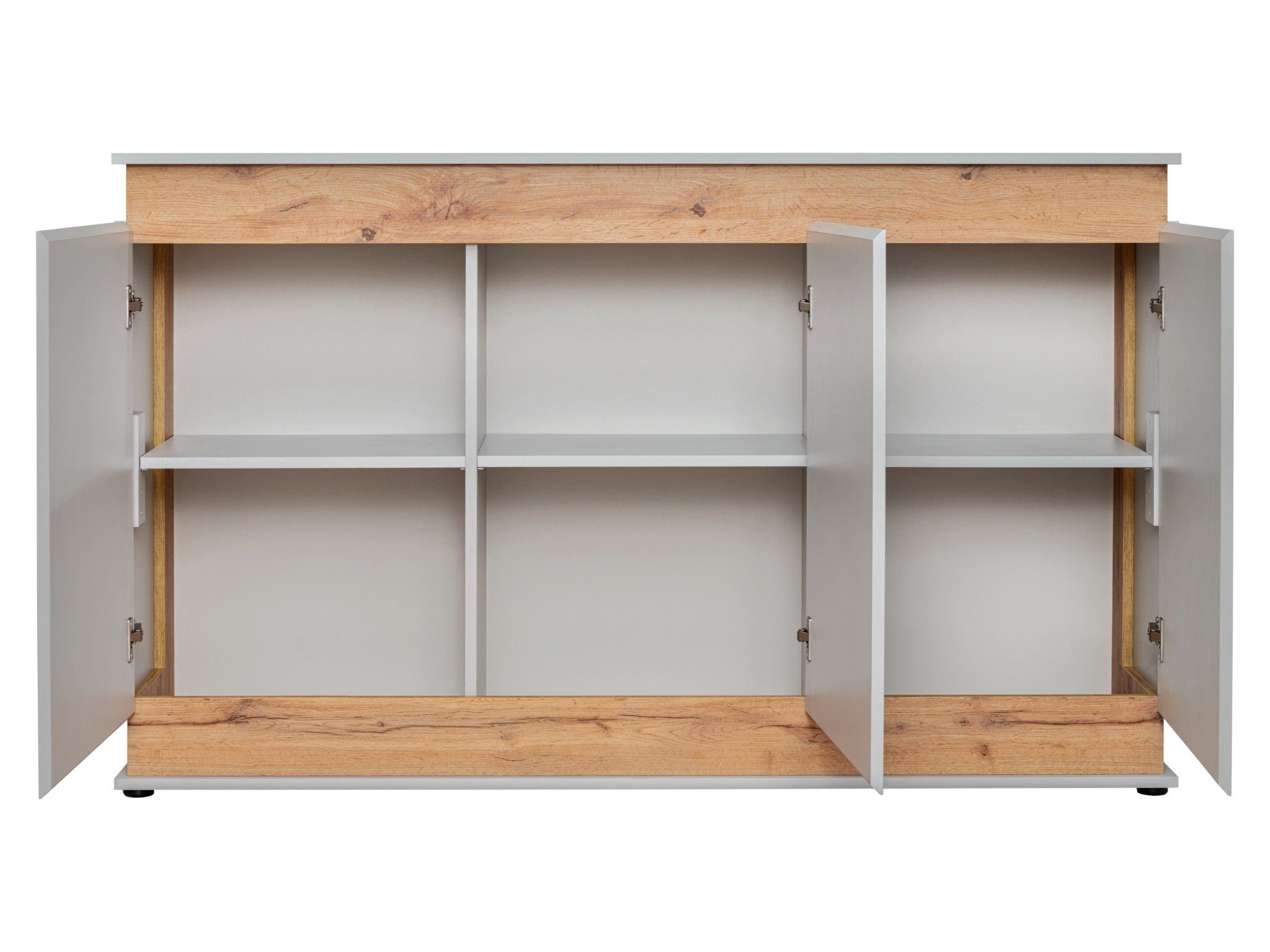 ASM-Moebel Kommode Kommode Sideboard BERLIN mit Push-Click System, Push-Click System