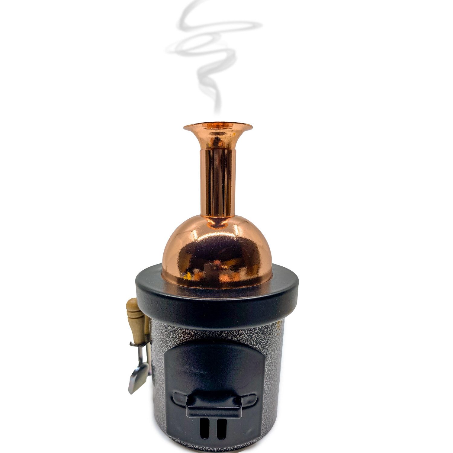 Crottendorfer Räucherhaus Braukessel Hammerschlag, Hergestellt in Deutschland Original Erzgebirge