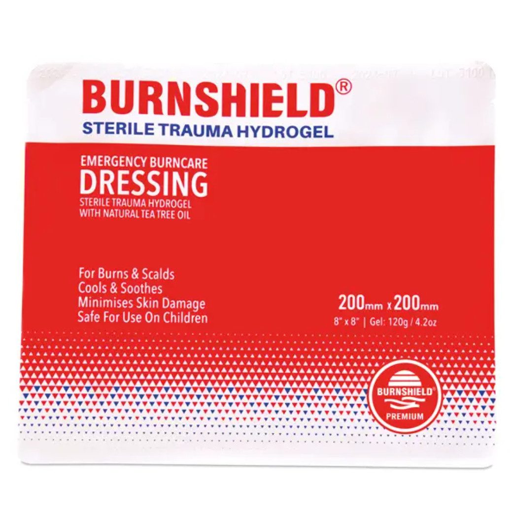 Erste-Hilfe-Set Burnshield sterile Kompressen in verschiedene Größen