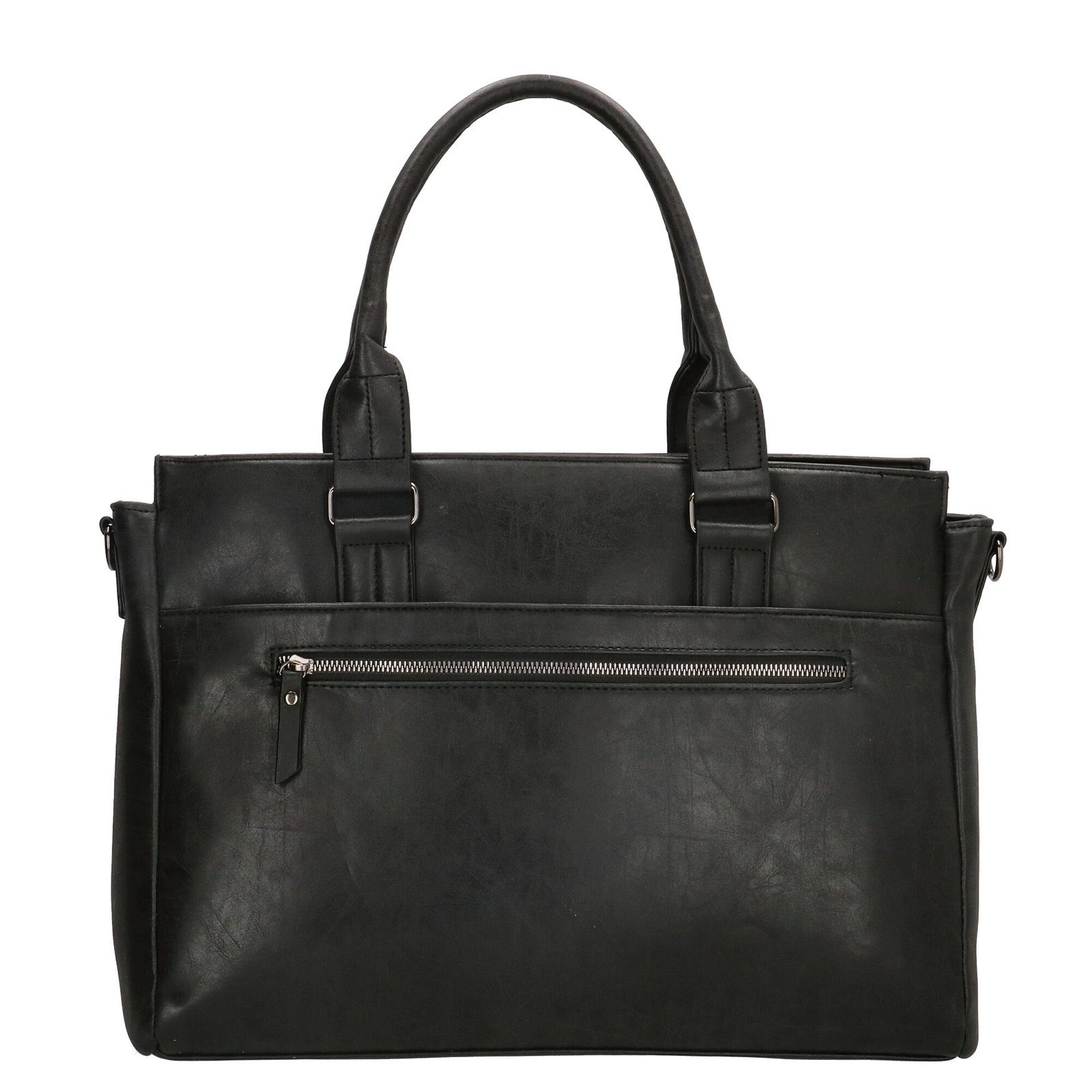 HTI-Living Schwarz Shopper Handtasche Shopper Kunstleder,