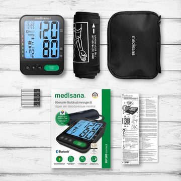 Medisana Blutdruckmessgerät Oberarm-Blutdruckmessgerät BU 580 Connect Schwarz