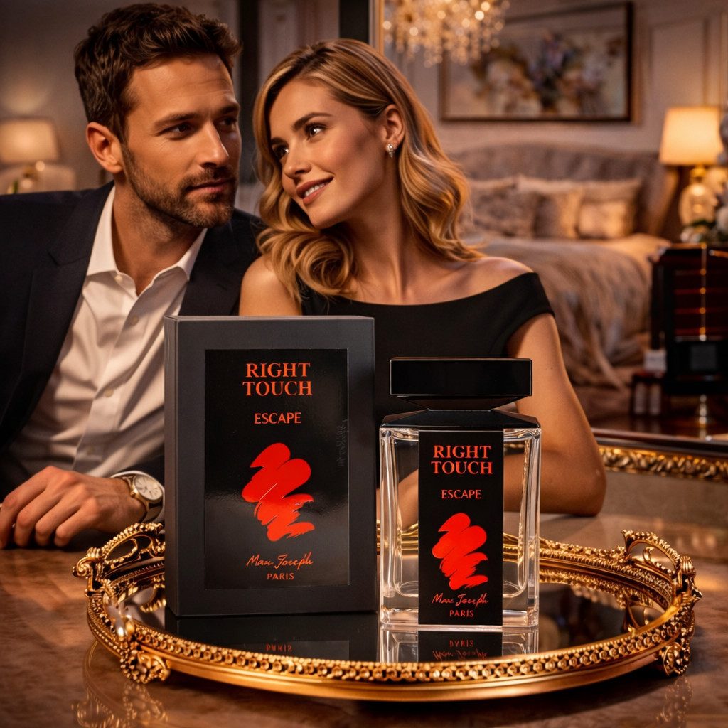 Marc Joseph Paris Eau de Parfum Right Touch Escape Unisex Duft, Blumiger, Holziger, Moschus 90 ml, Hergestellt in Paris, Langanhaltend unisex duft, Verführerisch