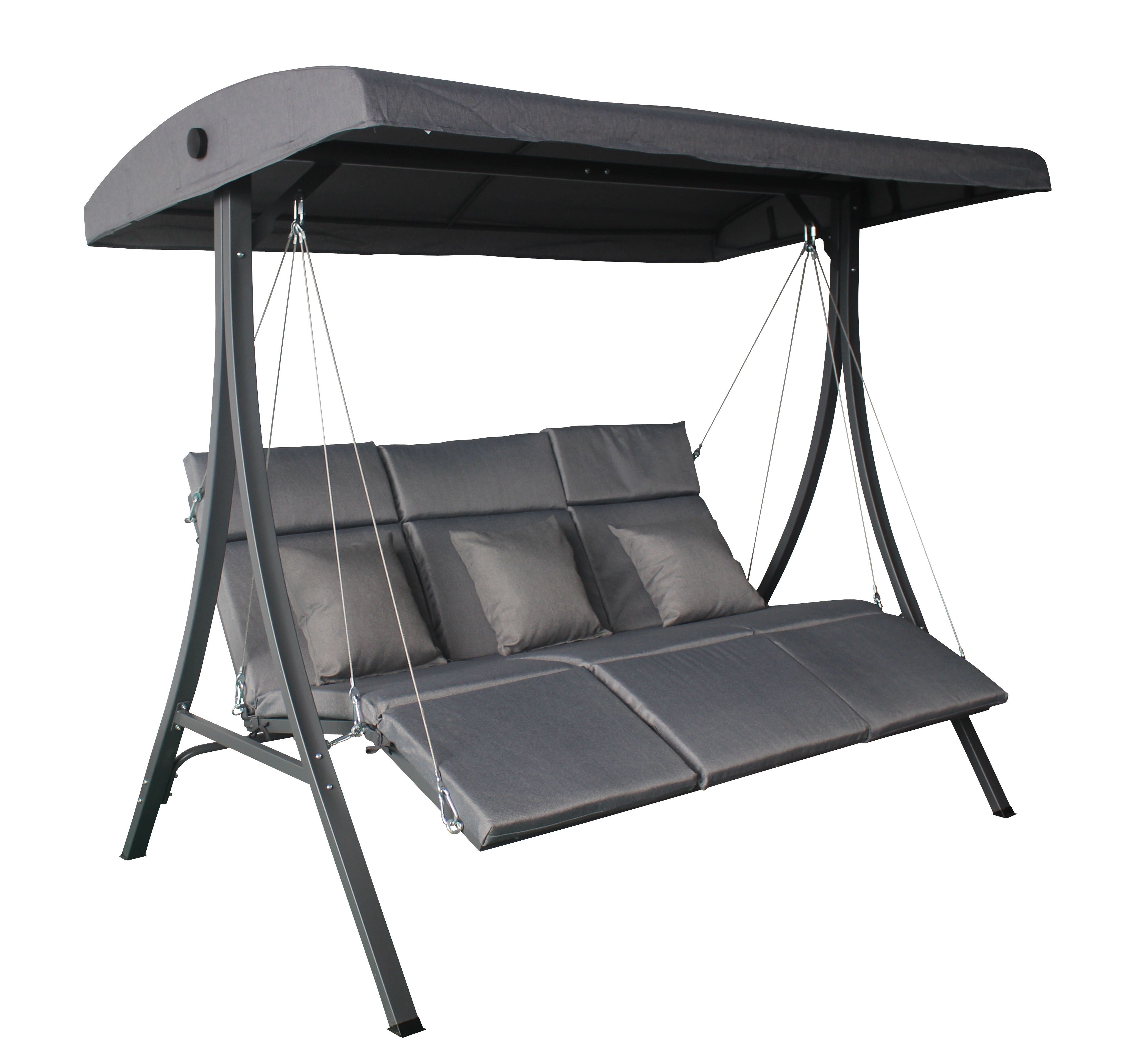 Hollywoodschaukel Vippe Gartenschaukel XL 3 Sitzer Schaukel