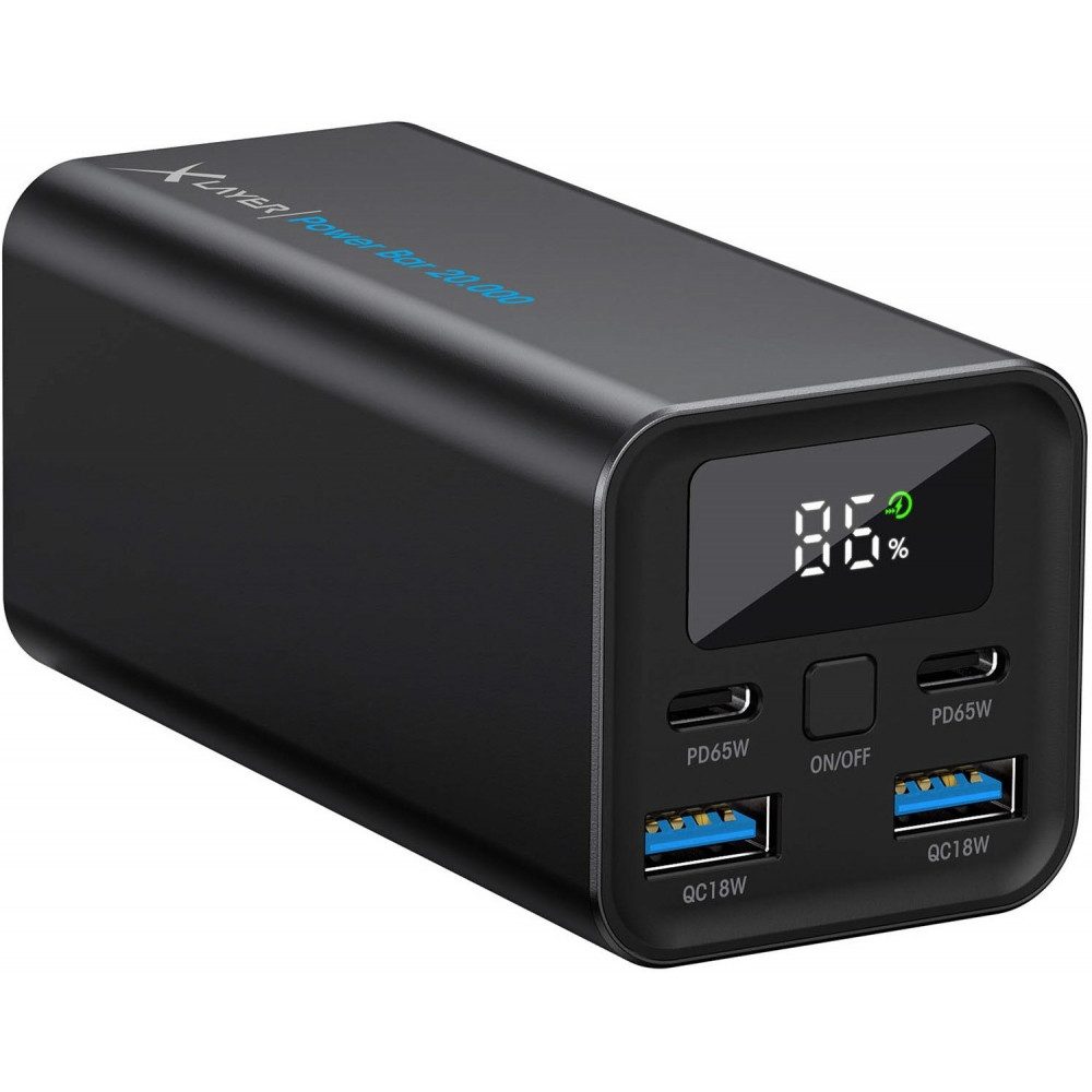 XLayer Power Bar 20.000mAh schwarz - Powerbank Akku