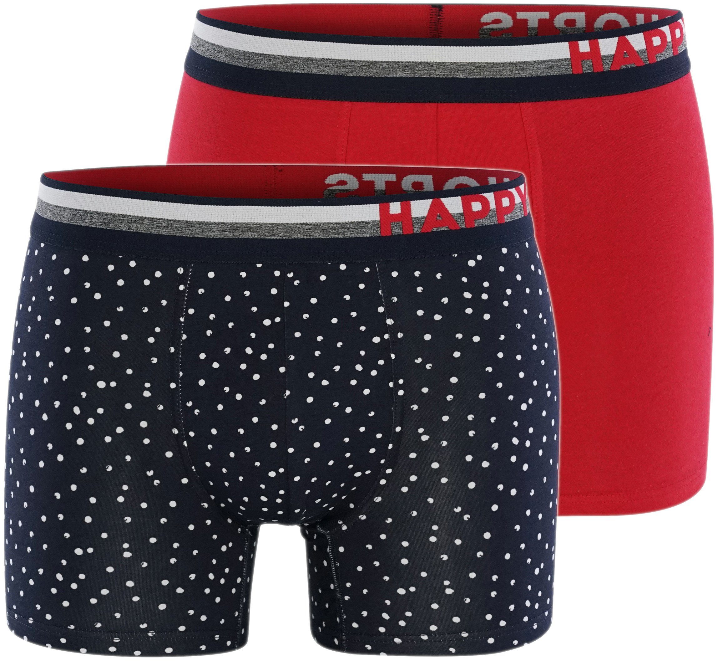 HAPPY SHORTS Retro Pants 2-Pack Trunks günstig online kaufen