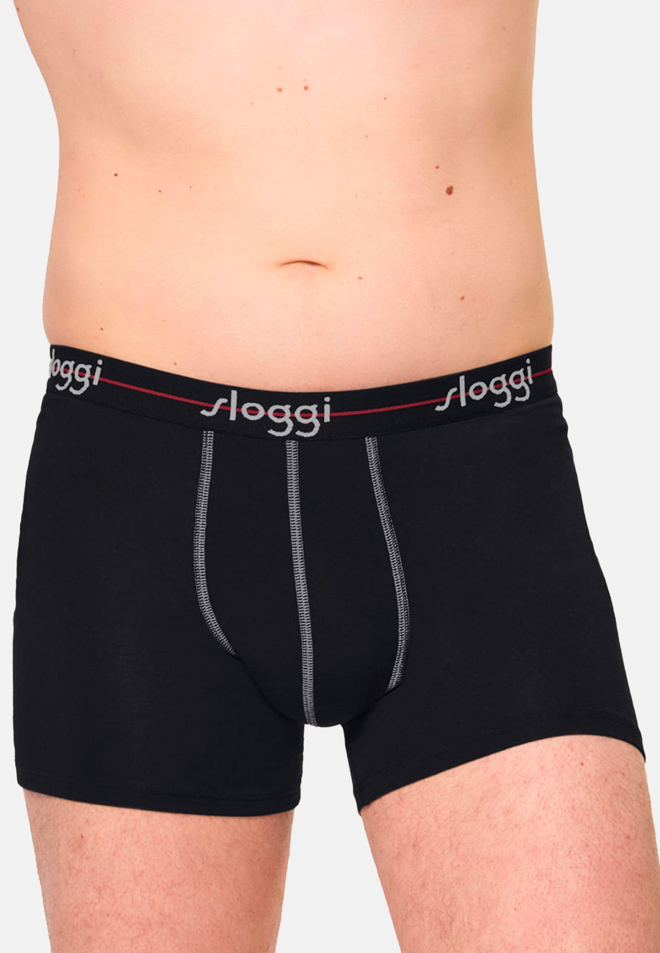 sloggi Retro Boxer 4er Pack Start (Spar-Set, 4-St) Long Short / Pant - Baumwolle - ohne Eingriff - Atmungsaktiv