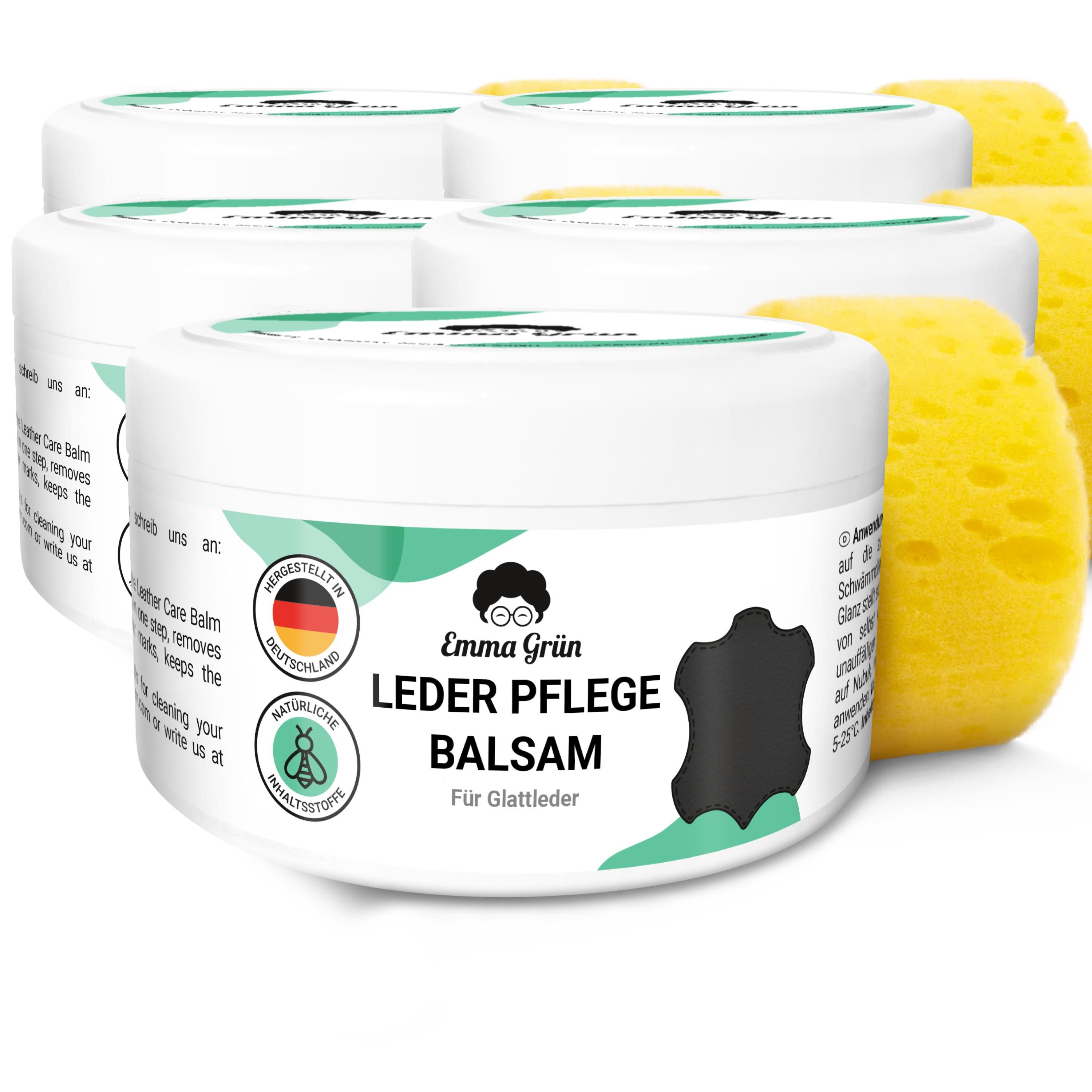 Emma Grün Lederbalsam mit Bienenwachs Lederreiniger