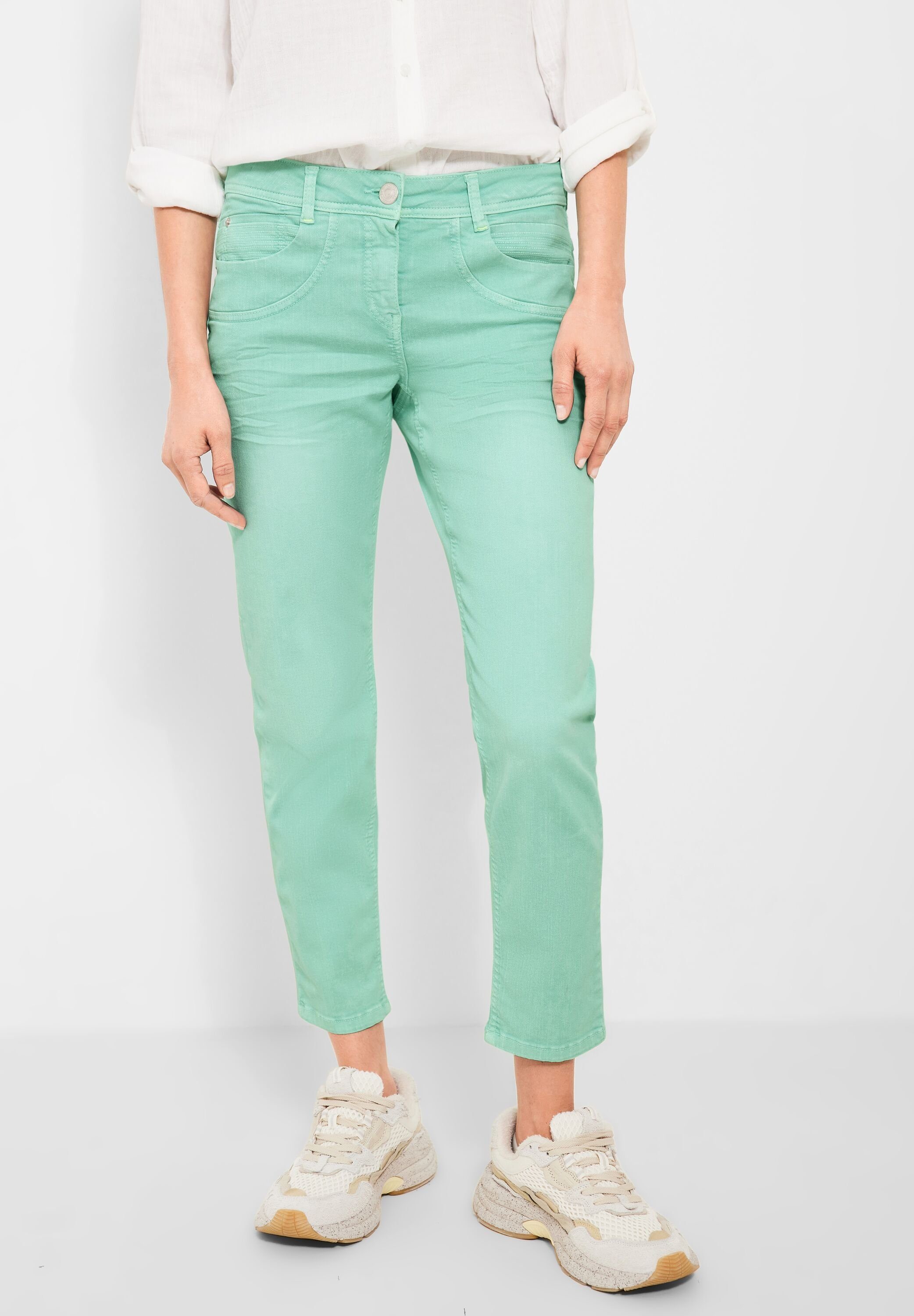 Jeans Fit Mint Clary in (1-tlg) Taschen Jeans Cecil Bequeme Cecil Loose