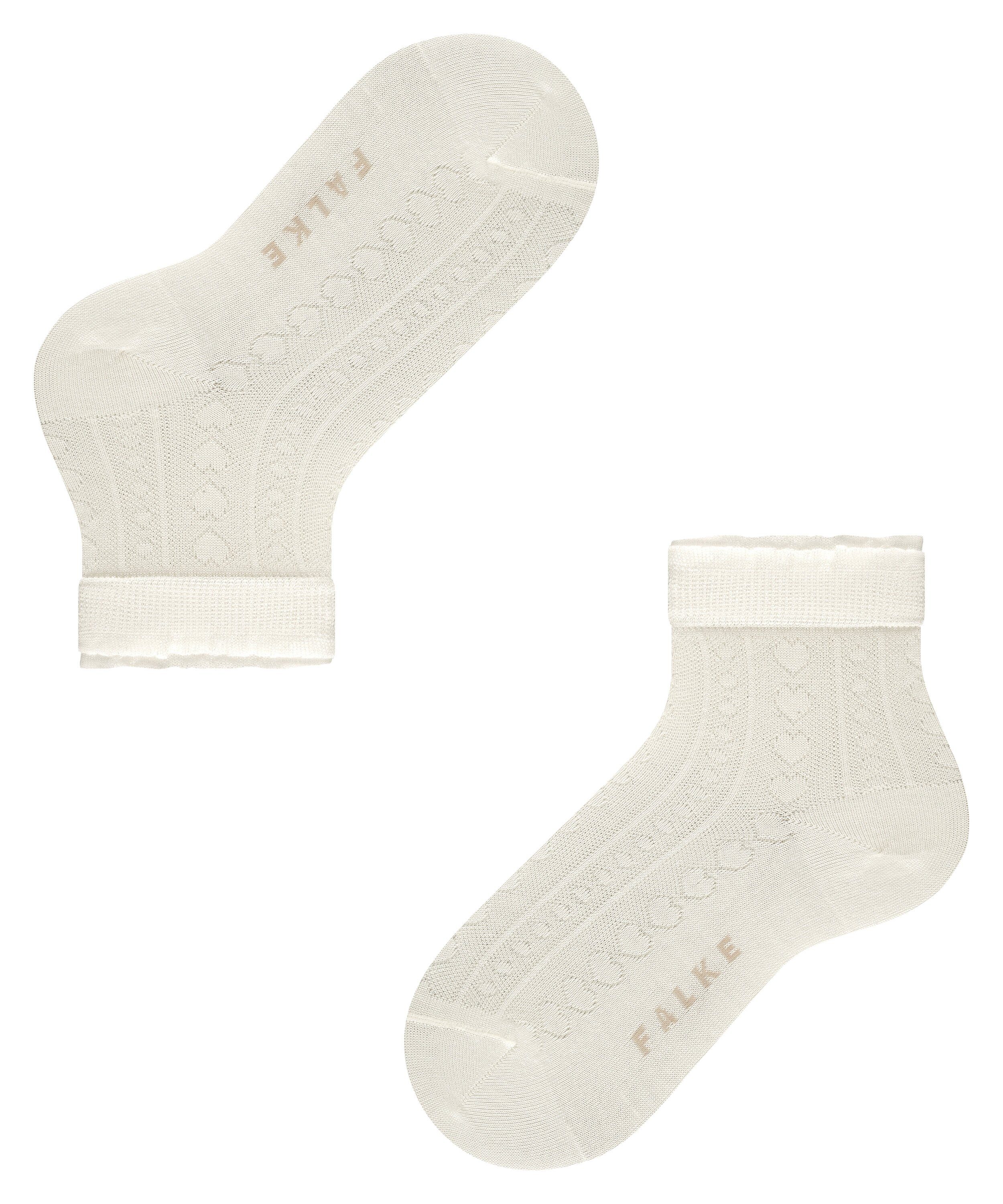 (2040) (1-Paar) Socken off-white Romantic Net FALKE