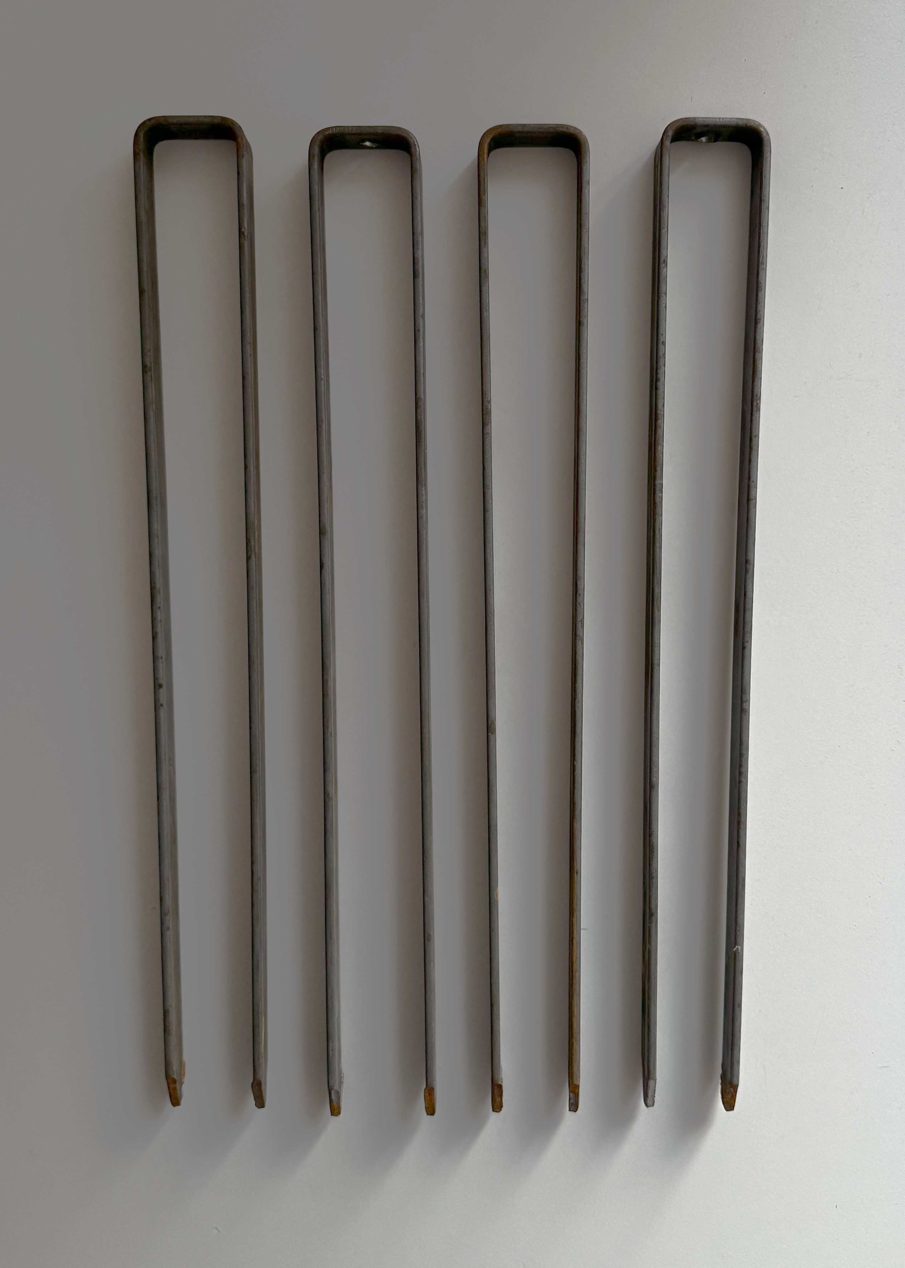 Hirsch Terracotta Rank-Befestigungshaken Bodenanker 40cm Flachstahl feuerverzinkt SET=4 St, (Set, 4 Stück)