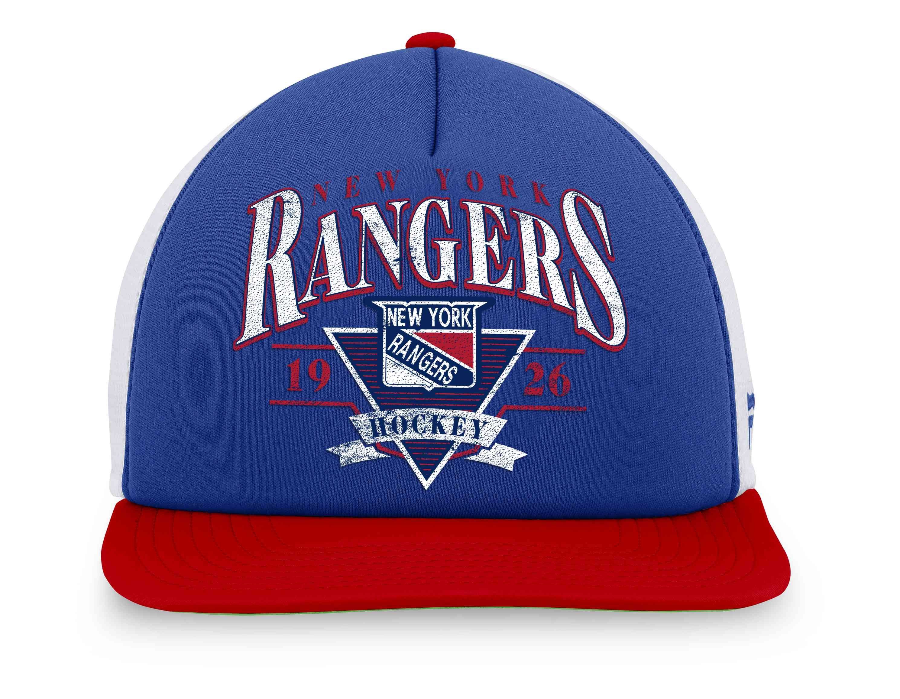 Fanatics Cap Snapback York Foam Classic NHL Rangers New Trucker Front