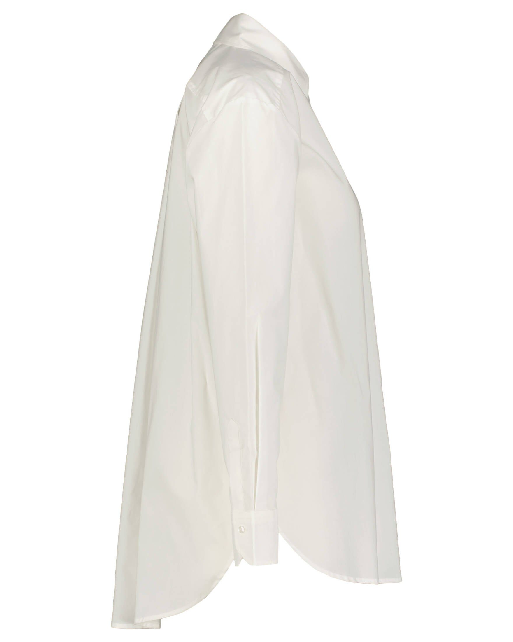 HUGO Klassische Fit Bluse THE Bluse SHIRT Oversize BOYFRIEND (1-tlg) Damen White