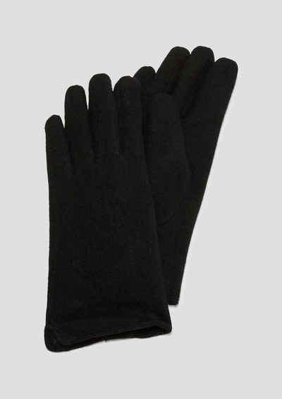 s.Oliver Strickhandschuhe Handschuhe aus Wollmix