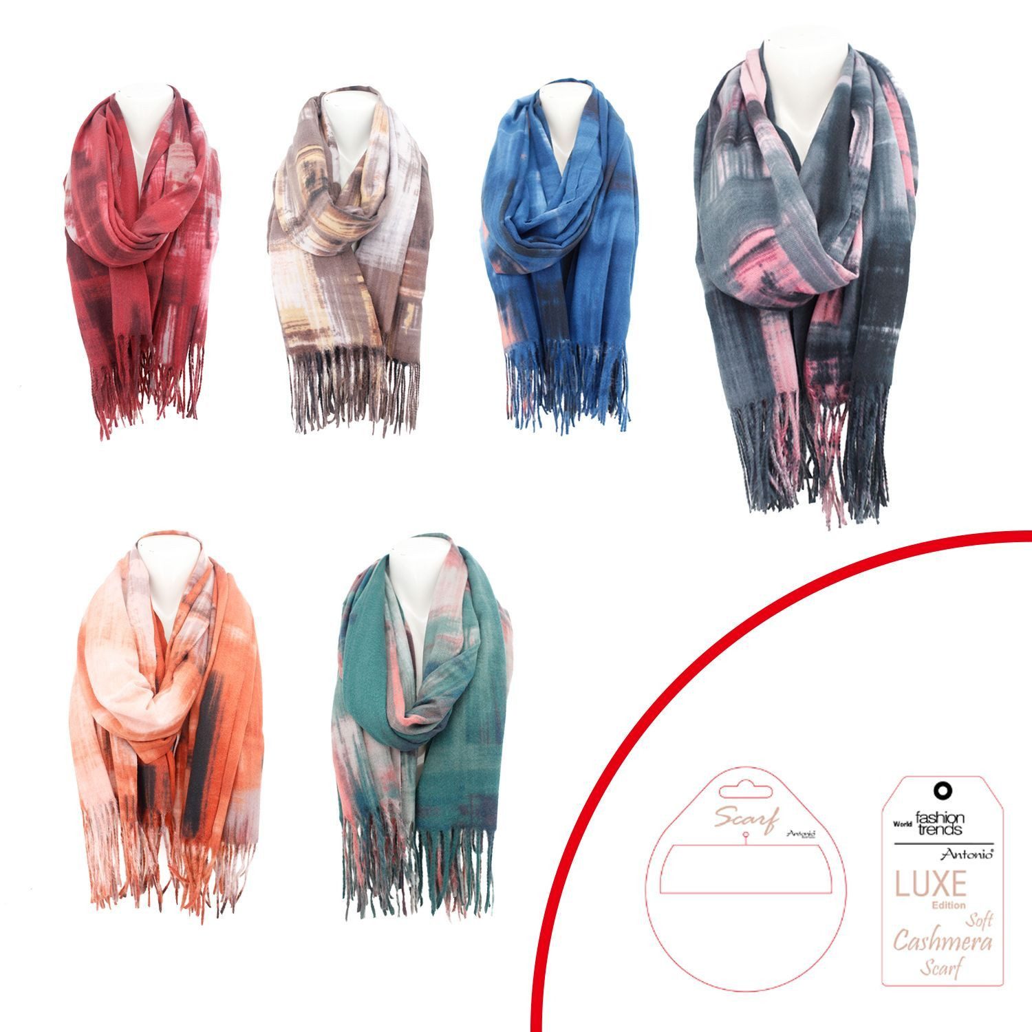 Antonio Schal Winter Damen Schal Soft Cashmera » Winterschal Picasso, (Kein günstig online kaufen