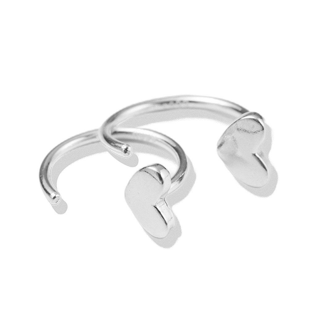 Firetti Paar Ohrhaken Schmuck Geschenk Silber 925 Ohrschmuck Ohrringe Herz, Made in Germany – Bild 2 von 3