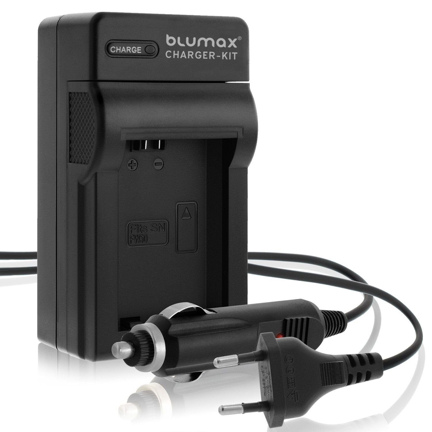 Blumax Ladegerät für Sony NP-FW50 6000 6500 7R II NEX 7 RX10 Kamera-Akku